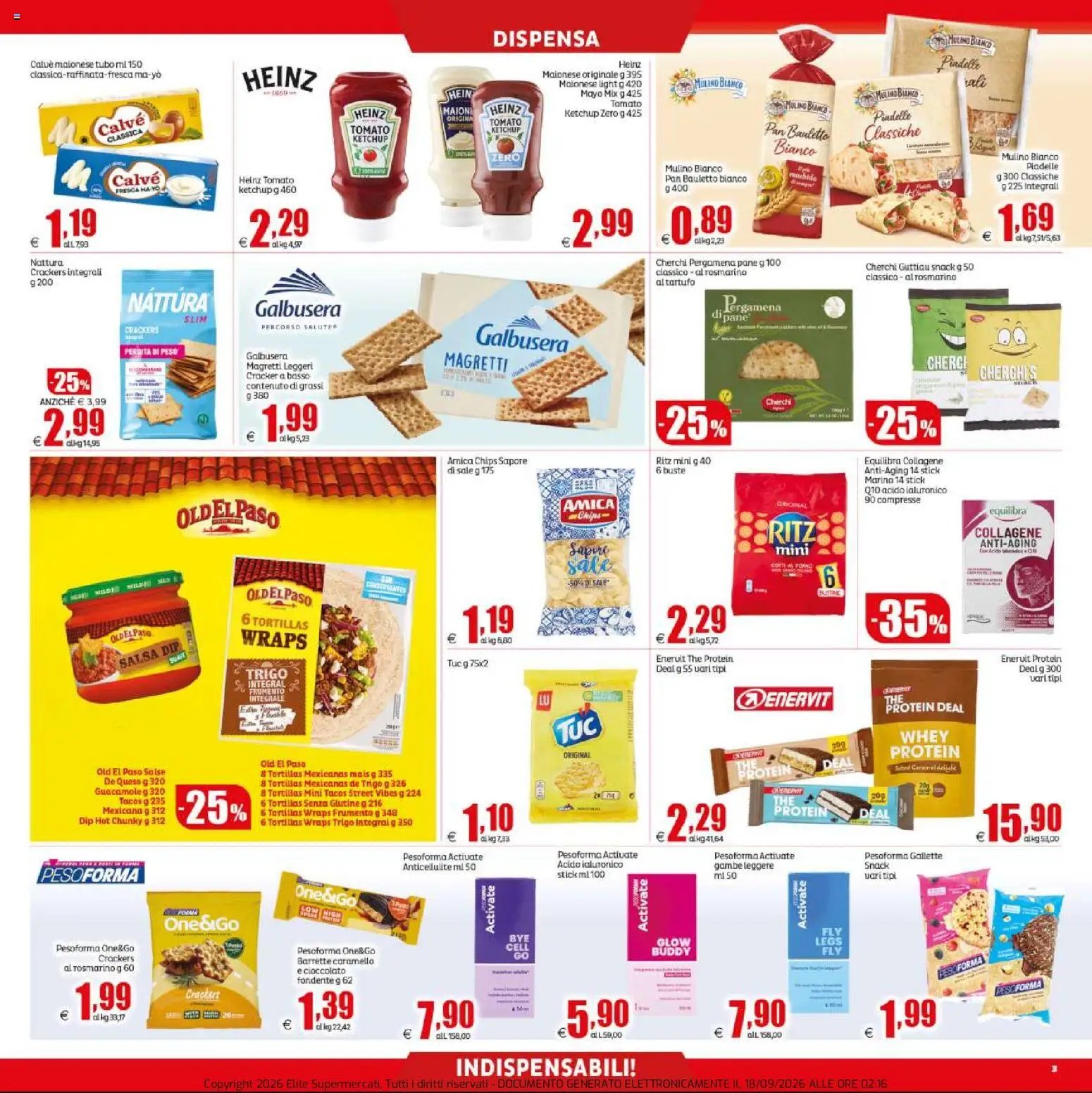 Elite Supermercati volantino
