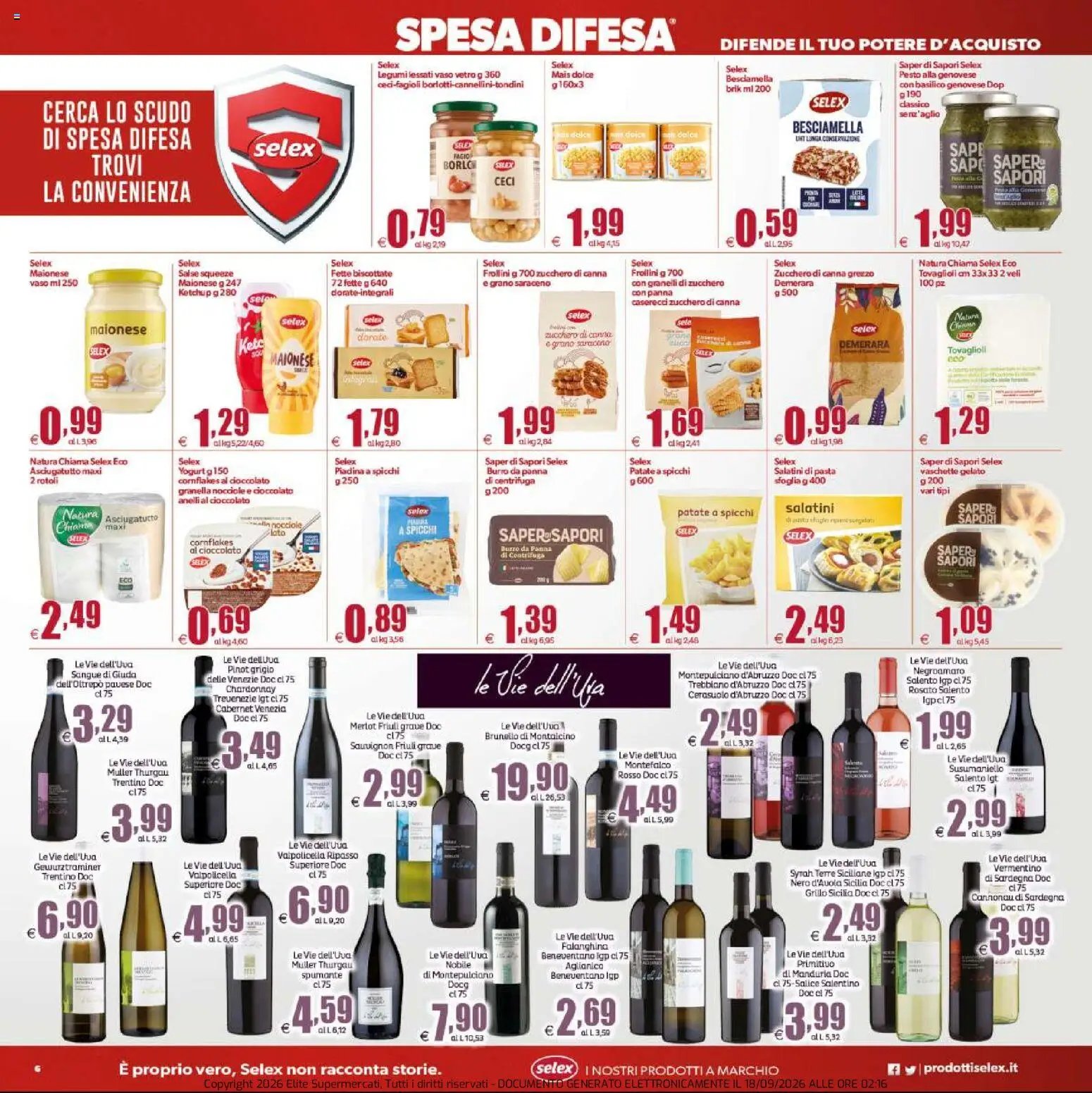 Elite Supermercati volantino