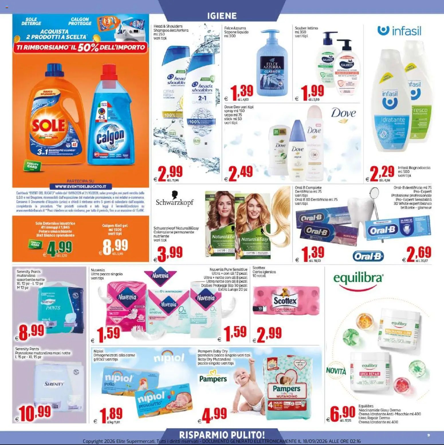 Elite Supermercati volantino