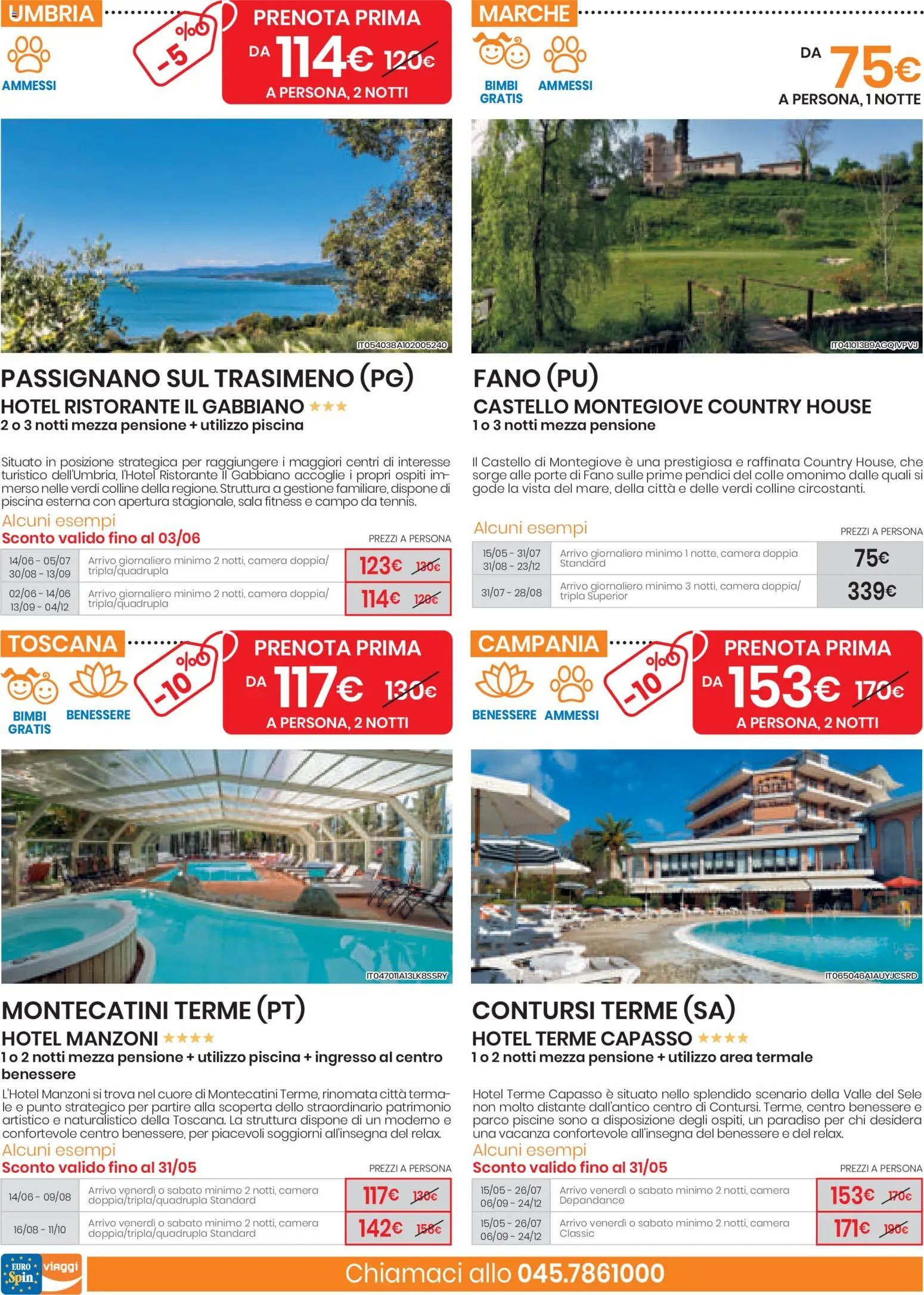 Eurospin volantino Viaggi Sud