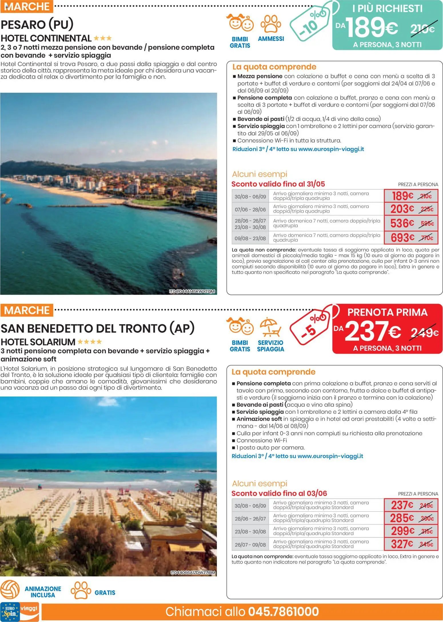 Eurospin volantino Viaggi Sud