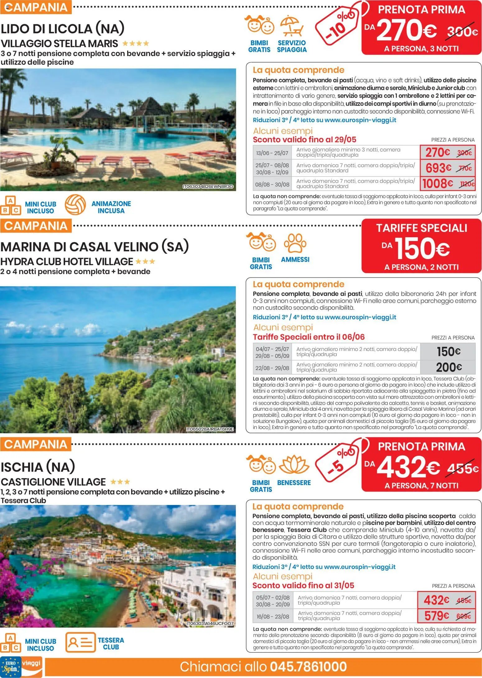 Eurospin volantino Viaggi Sud