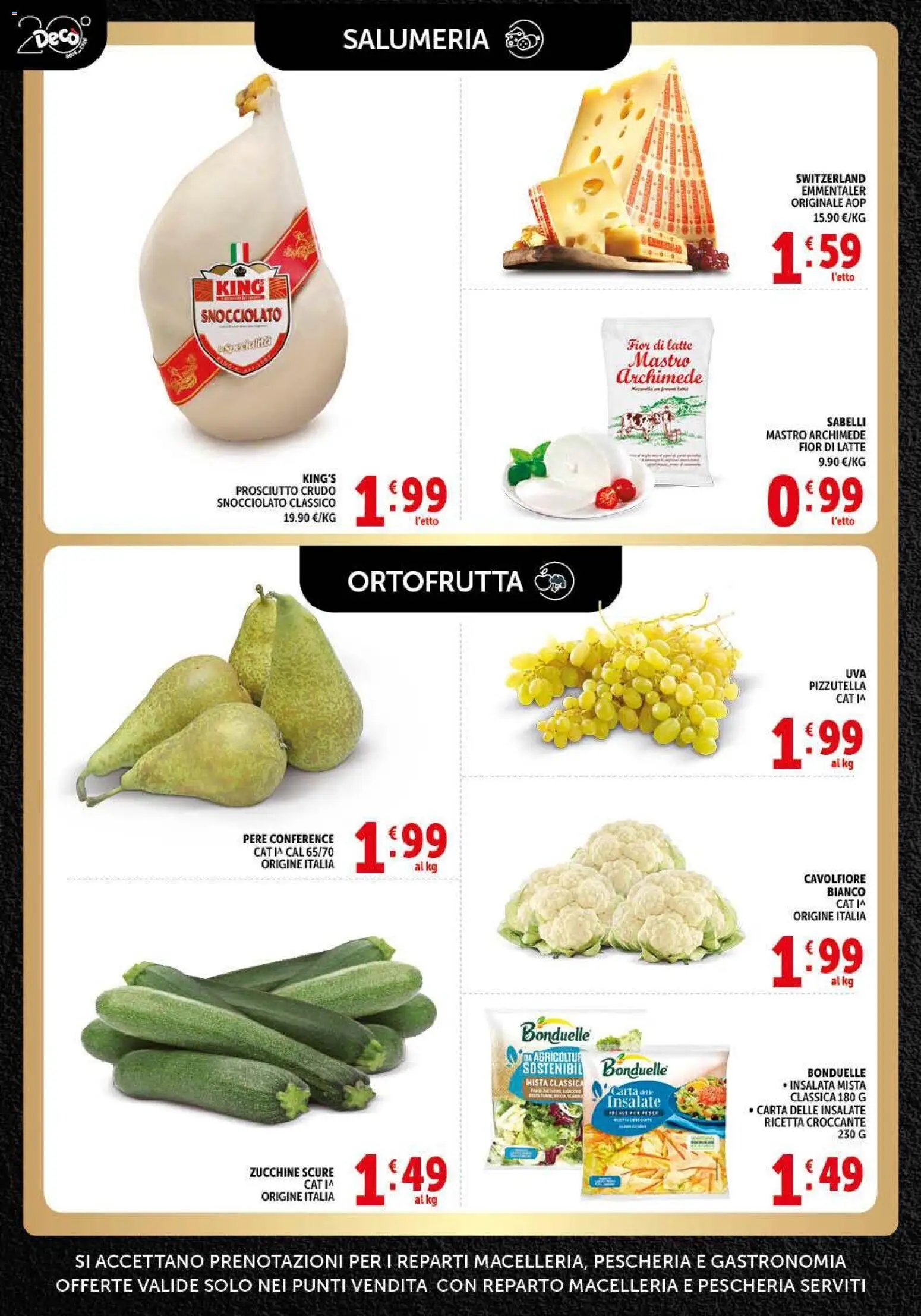 Decò volantino Gourmet