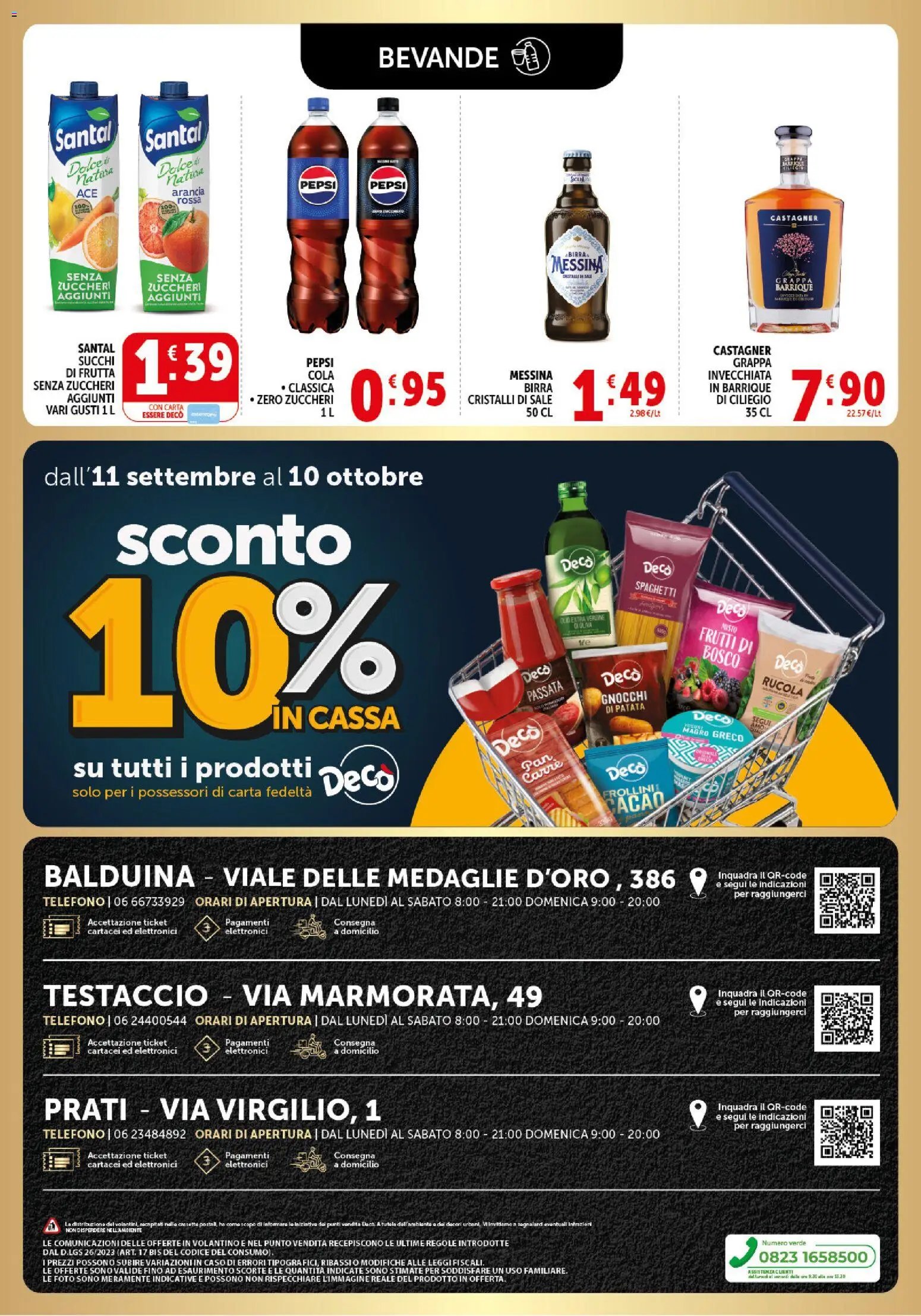 Decò volantino Gourmet