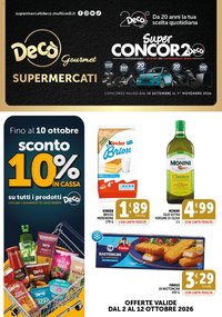 Decò volantino Gourmet