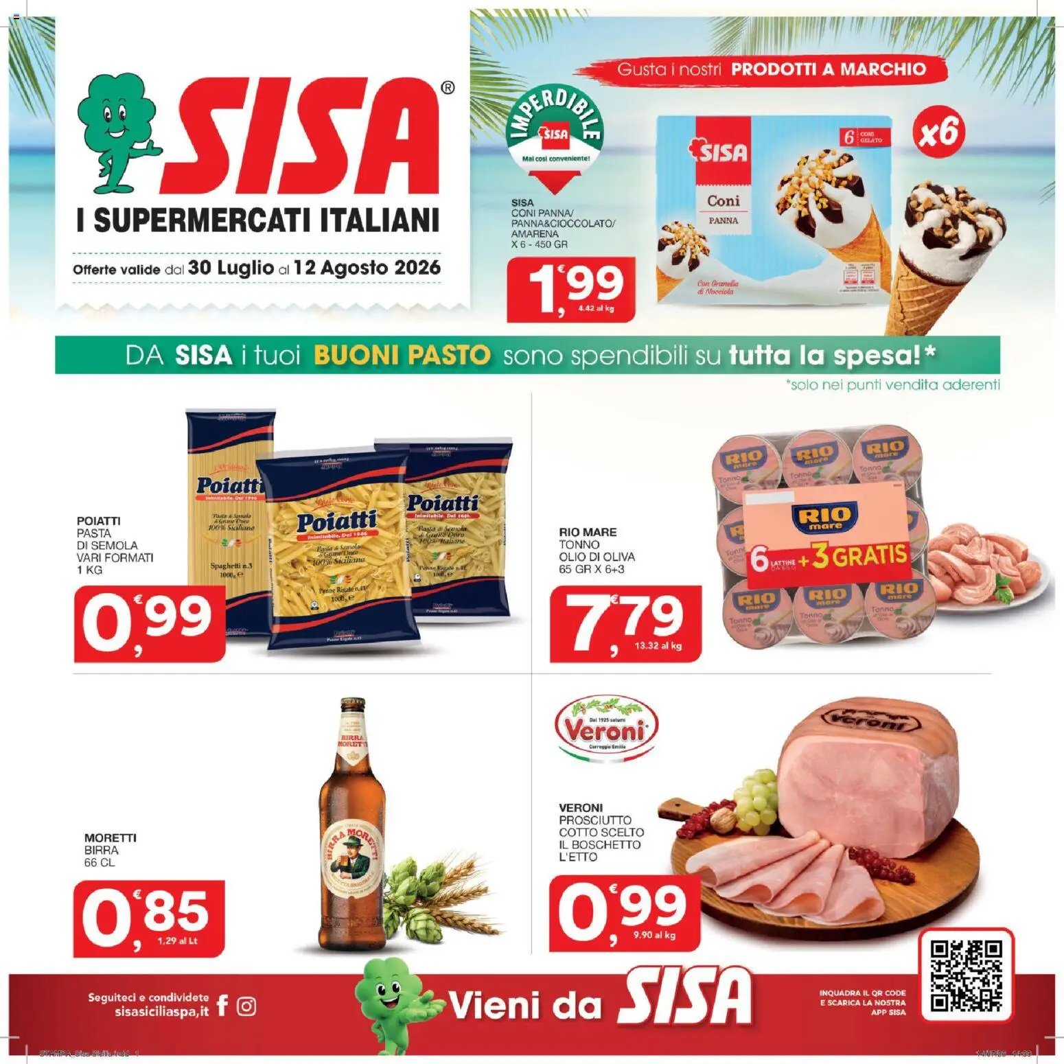 SISA volantino