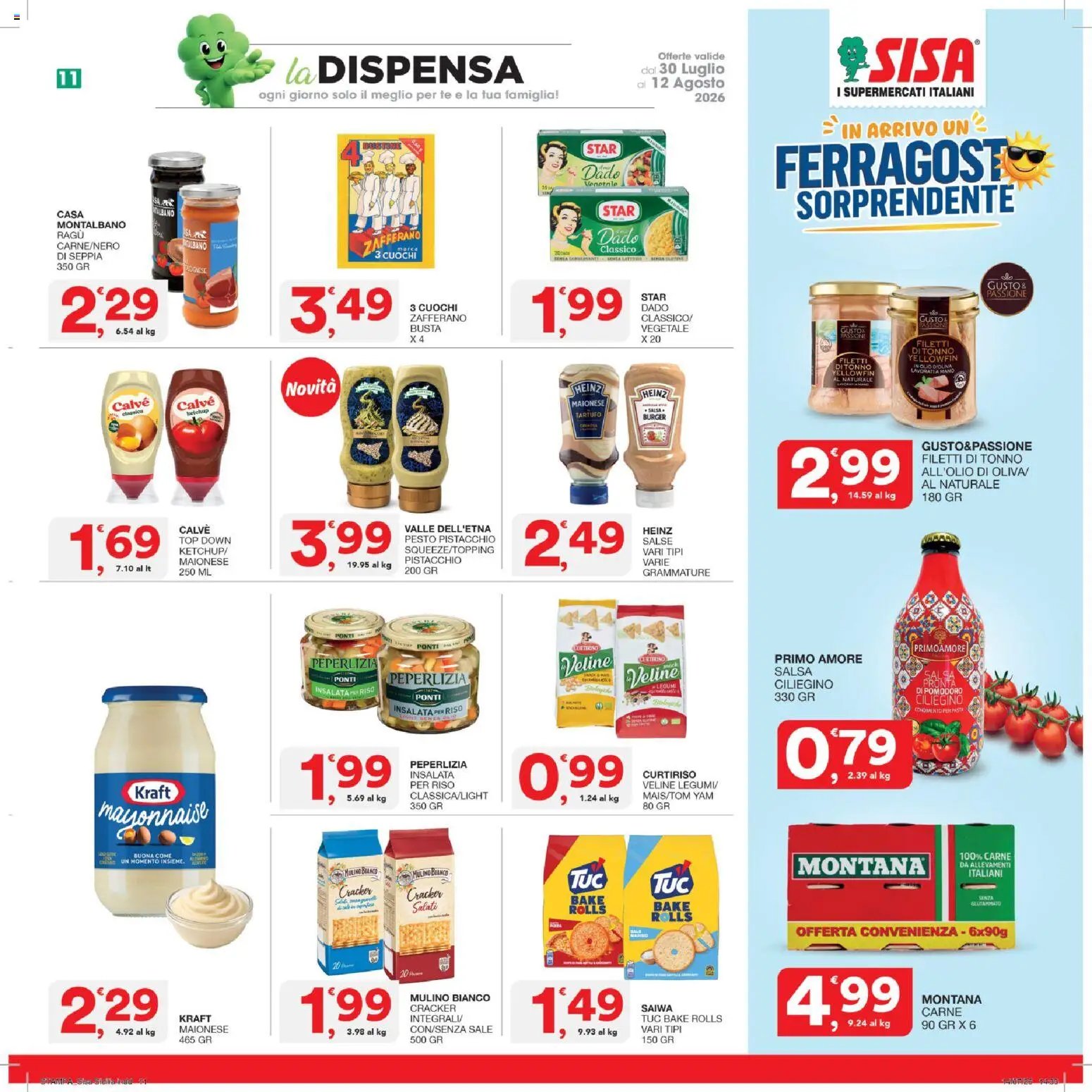 SISA volantino