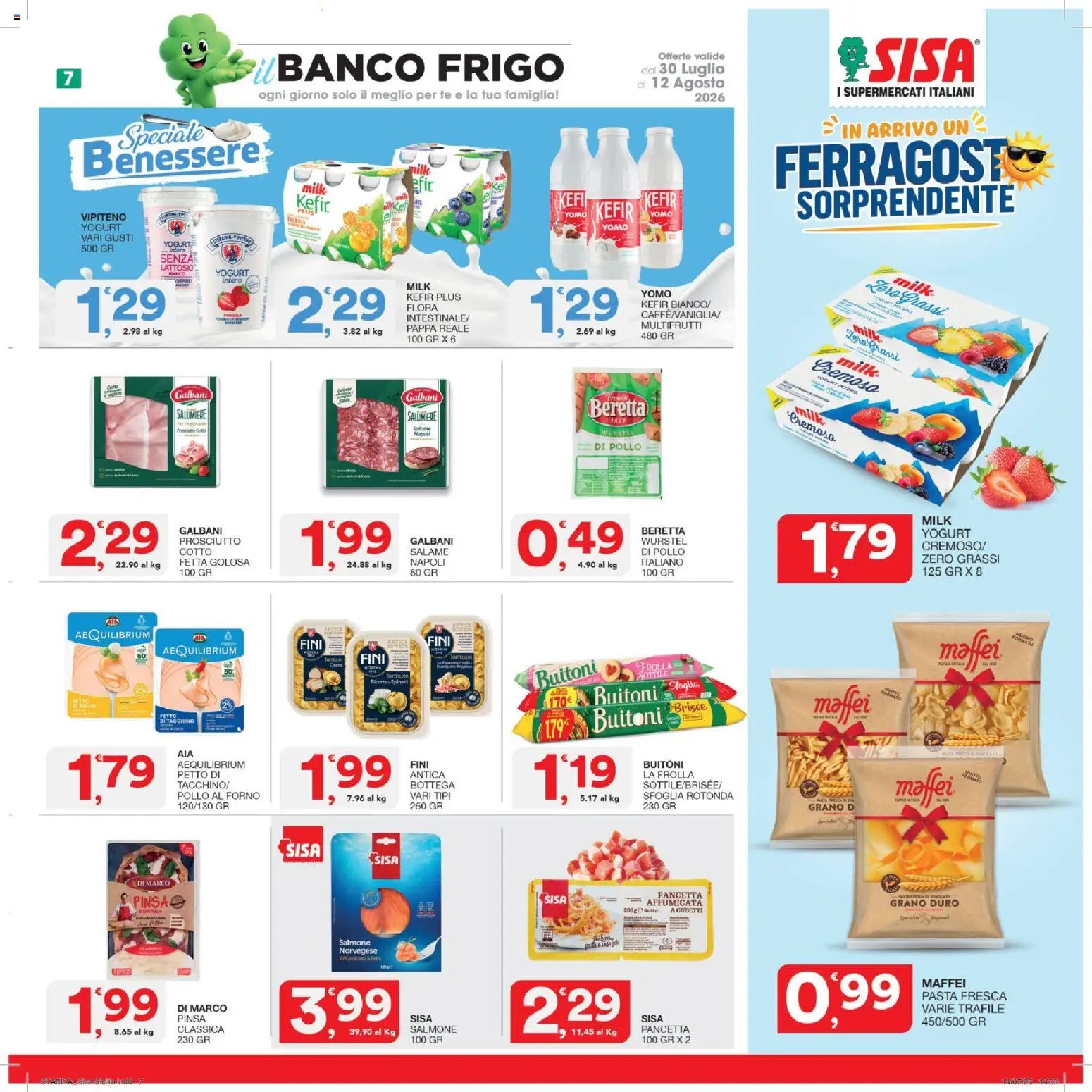 SISA volantino