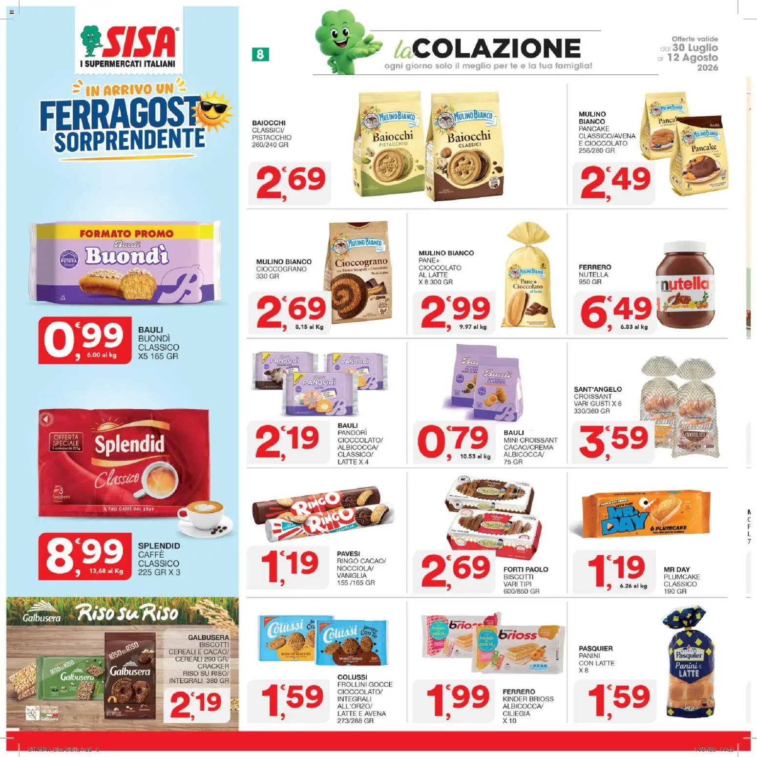 SISA volantino