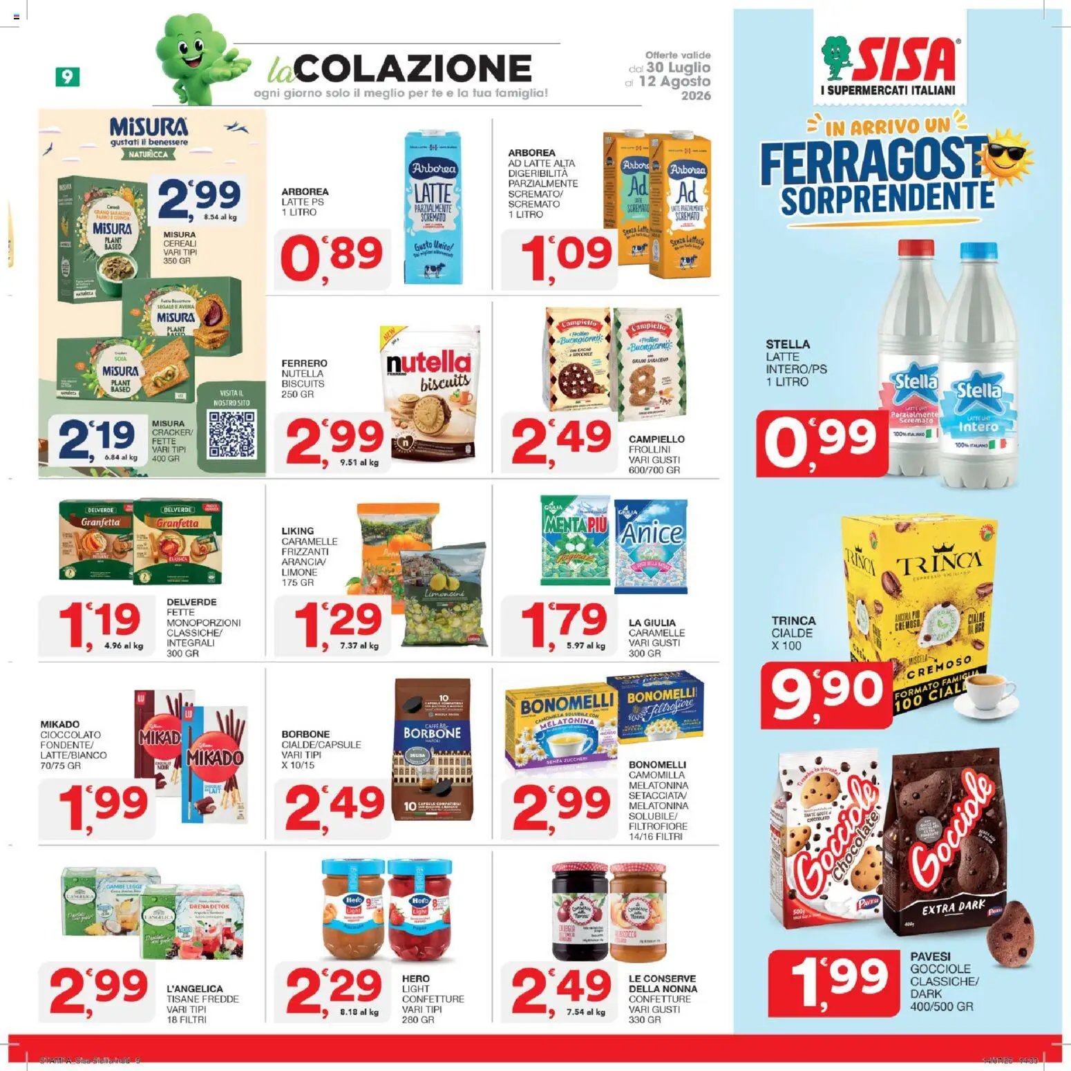 SISA volantino