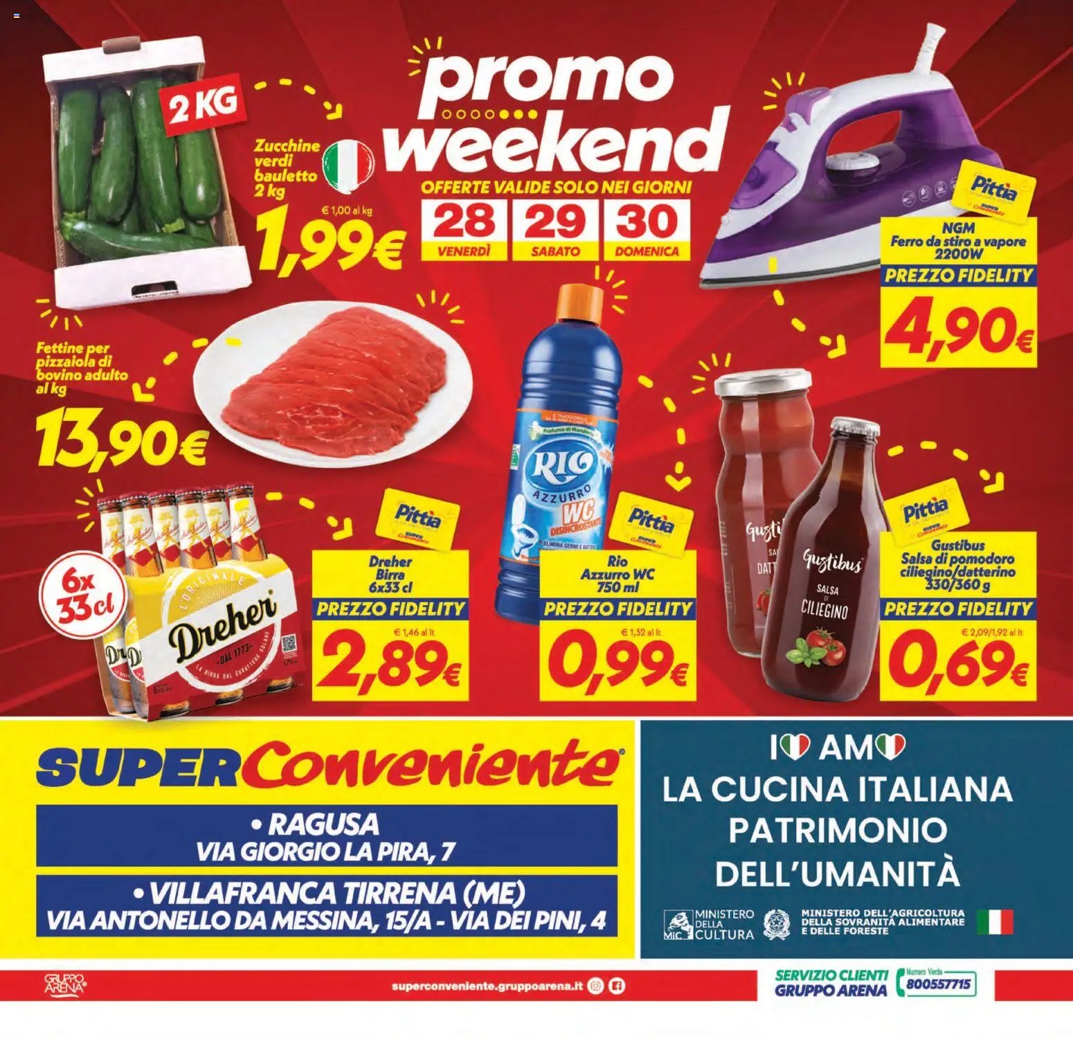 SuperConveniente volantino Ragusa, Villafranca