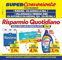 SuperConveniente volantino Ragusa, Villafranca