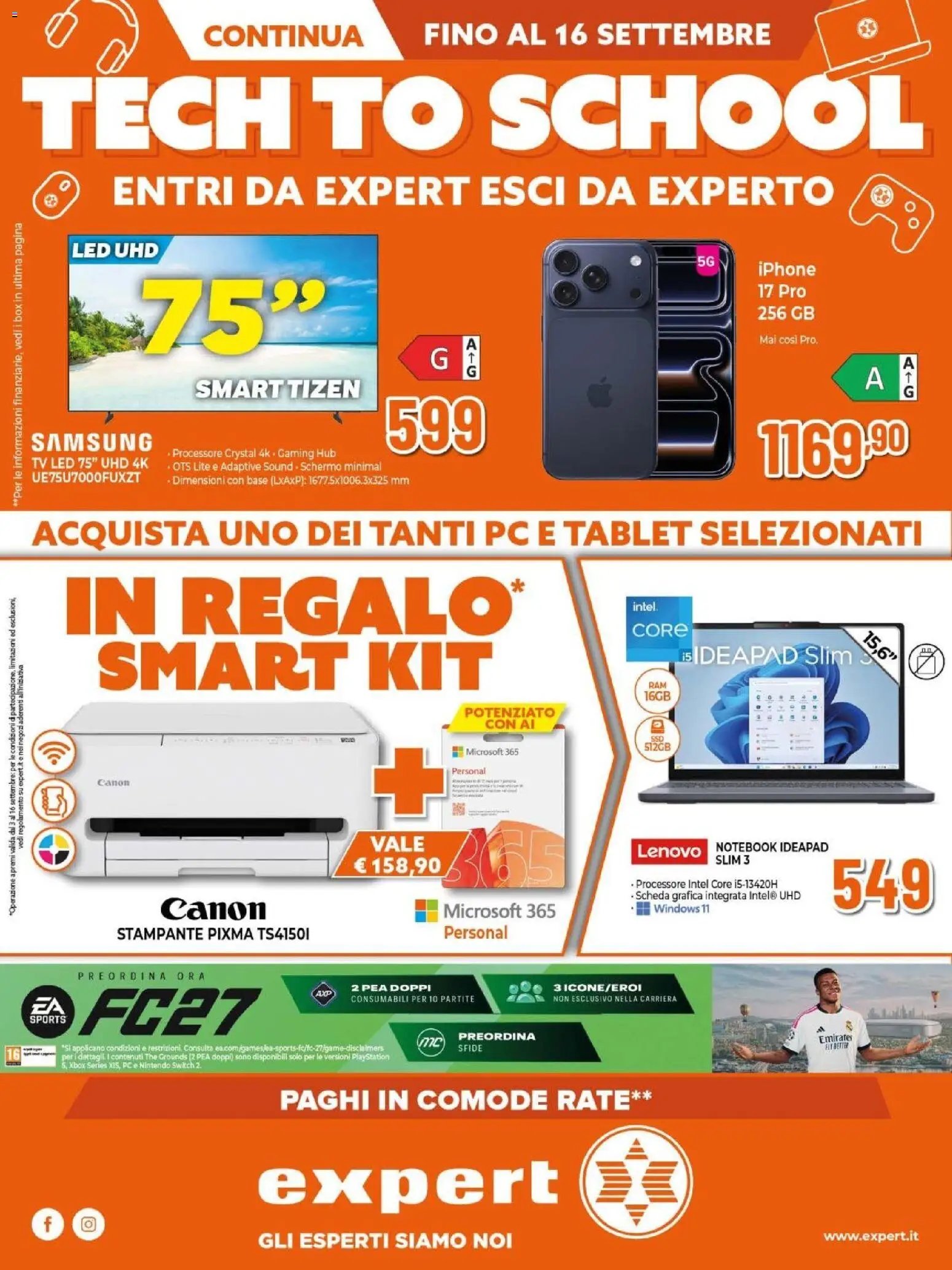 Expert volantino