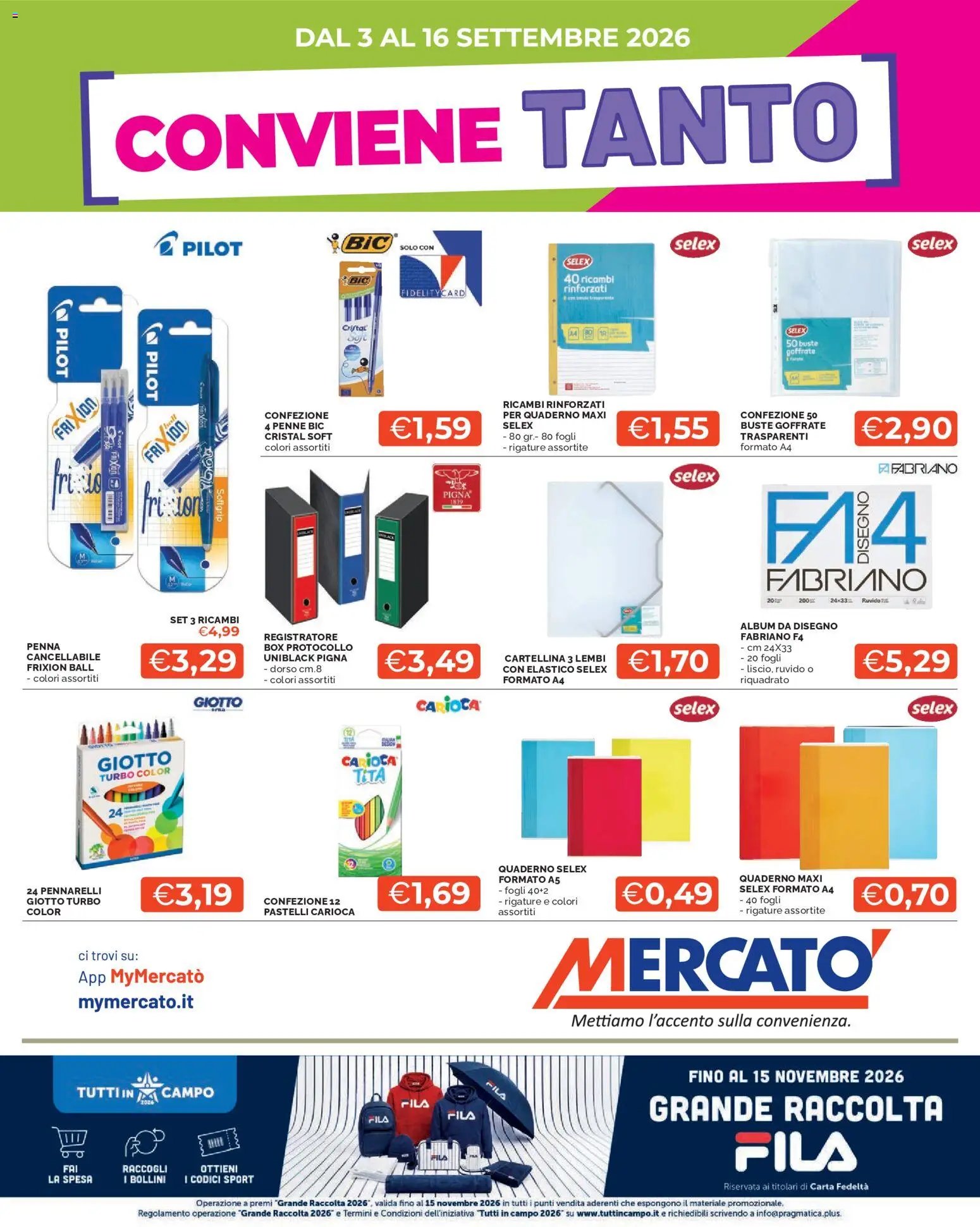 Mercatò volantino Conviene Tanto