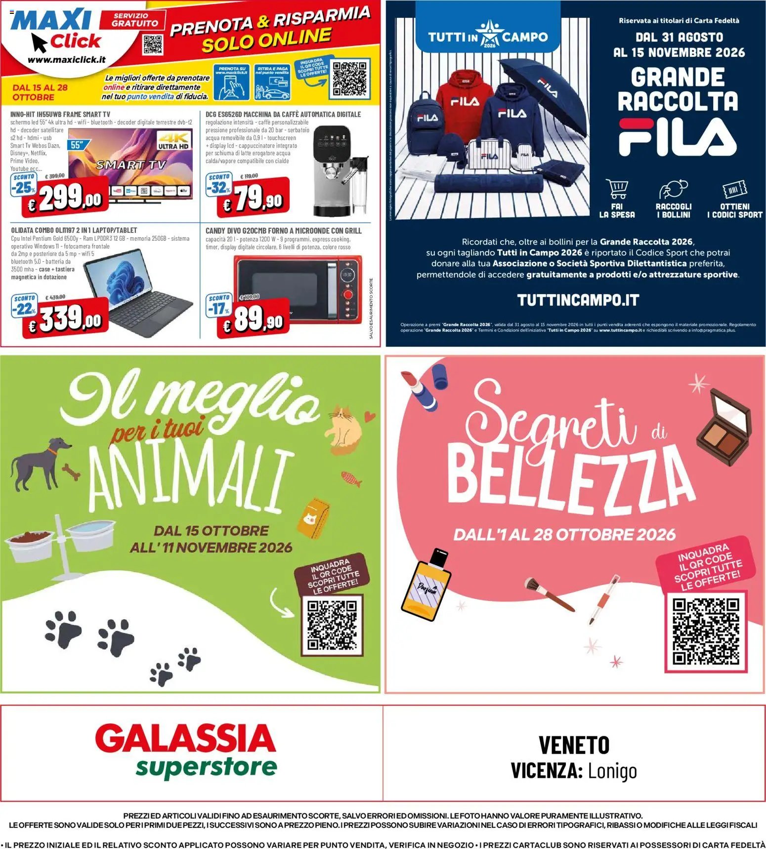 Galassia volantino Superstore