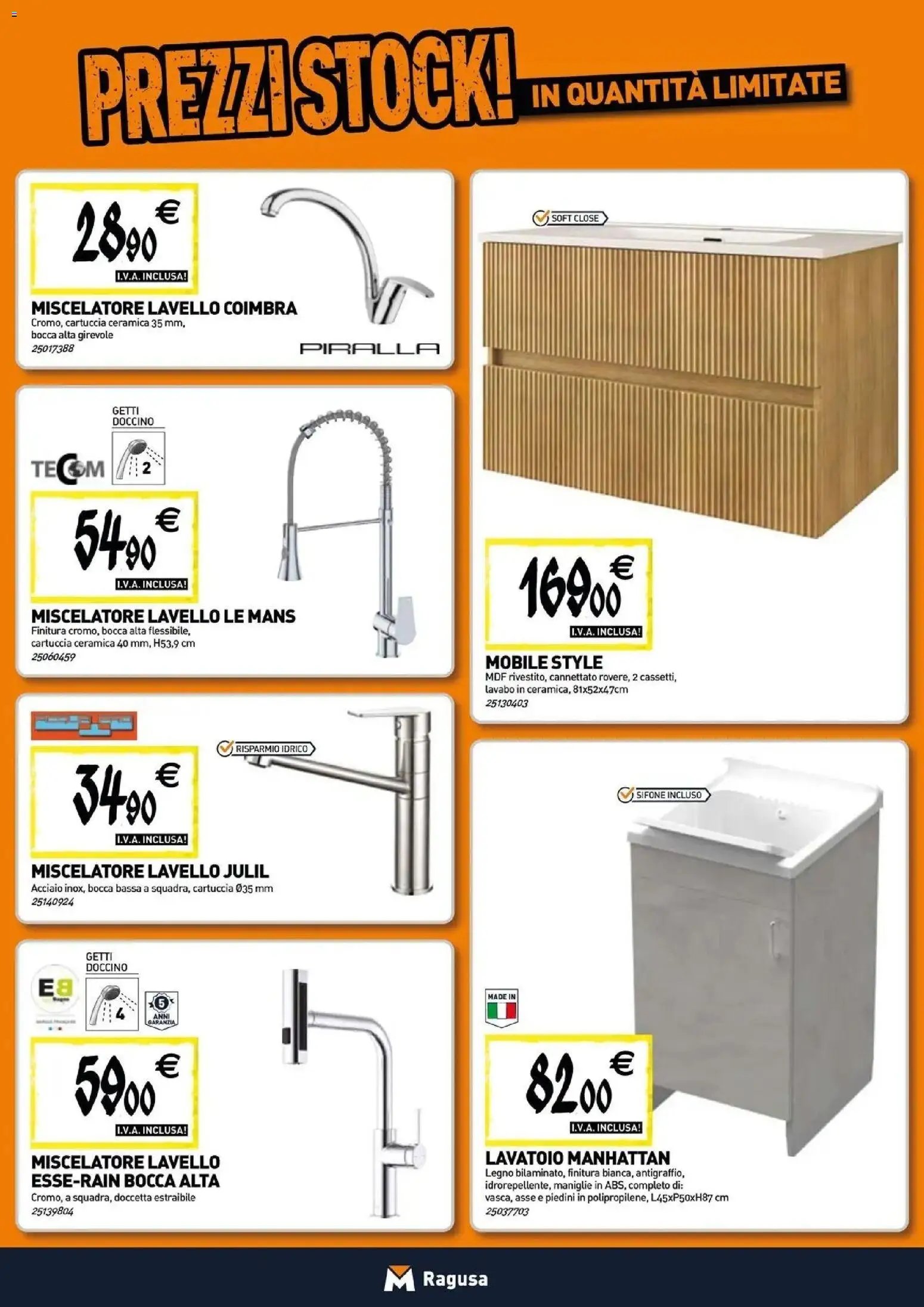 TECNOMAT - Straordinari prezzi stock!