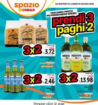 Spazio Conad volantino Prendi 3, paghi 2