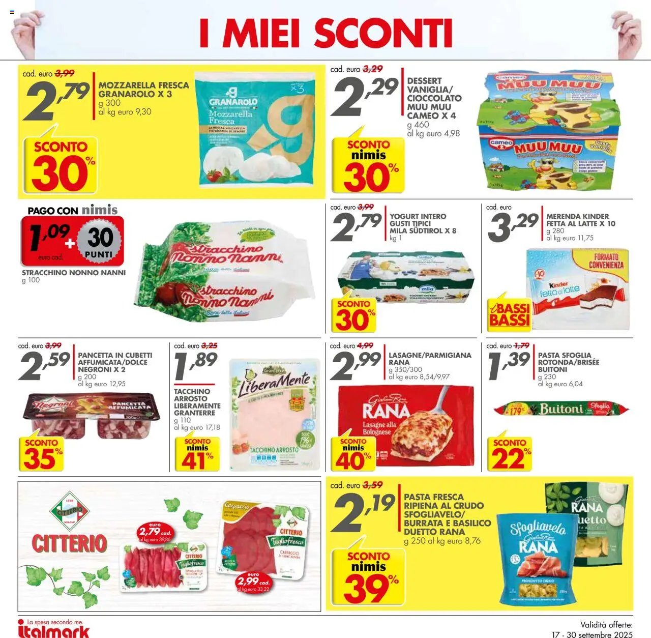 Volantino Italmark (2025-09-17 - 2025-09-30)