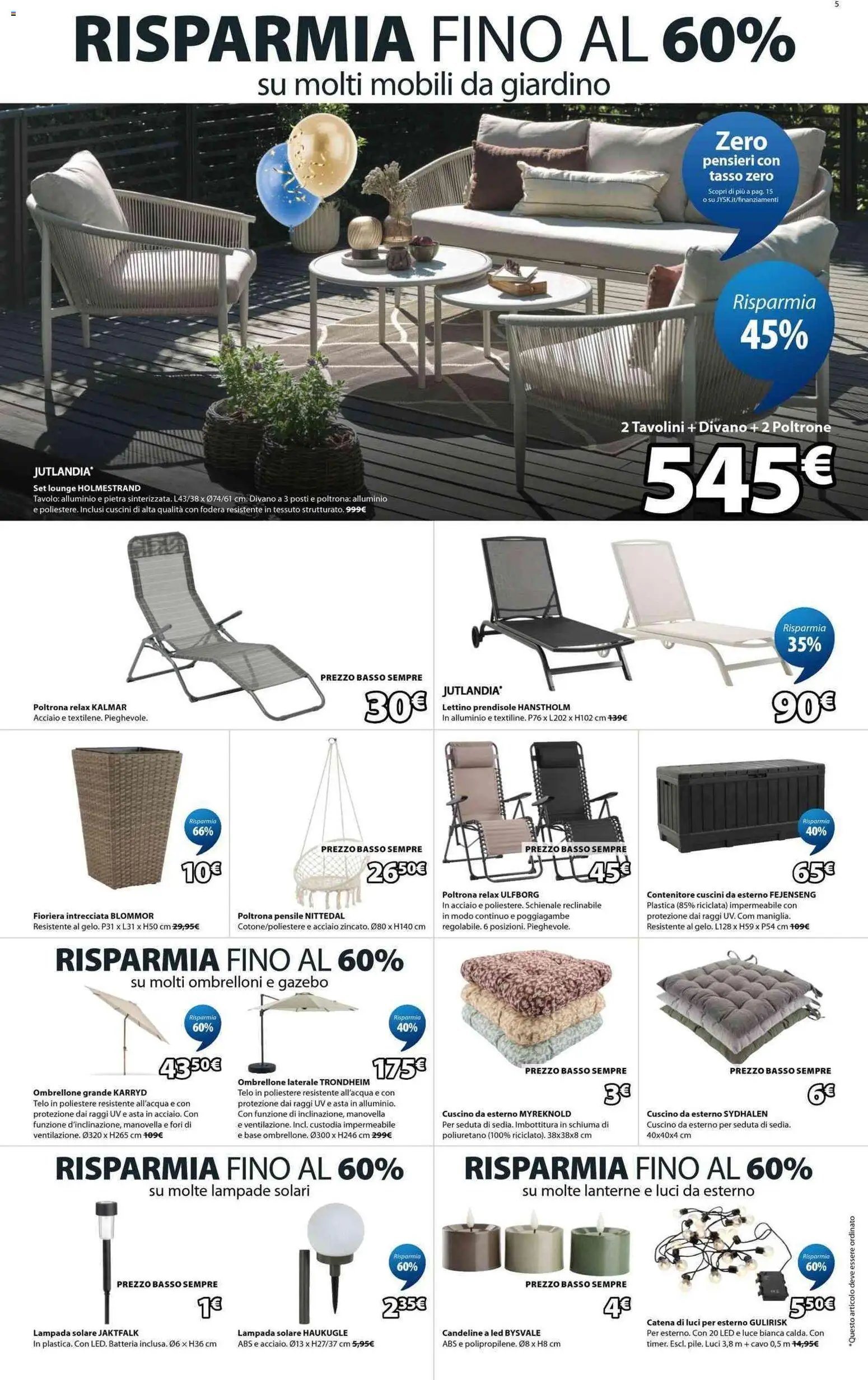 JYSK volantino Grande Apertura San Severo (2026-04-17 - 2026-04-22)