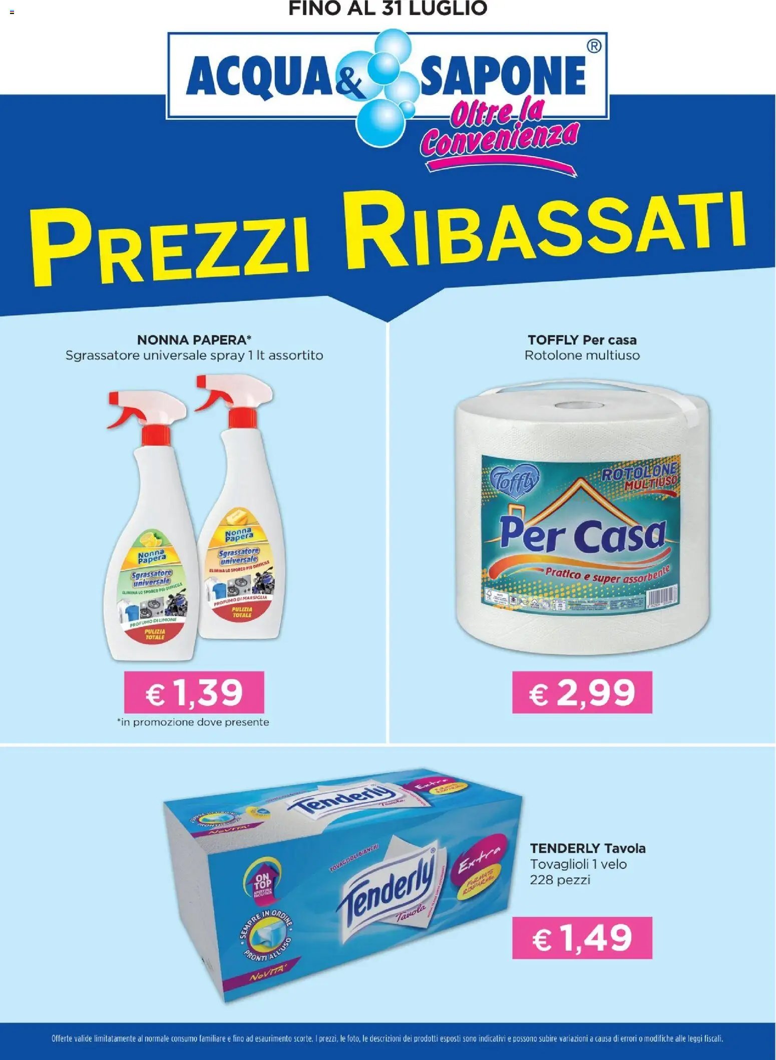 Acqua e Sapone Prezzi Ribassati 2026 Cesar Spa catalogo (2026-01-01 - 2026-07-31)