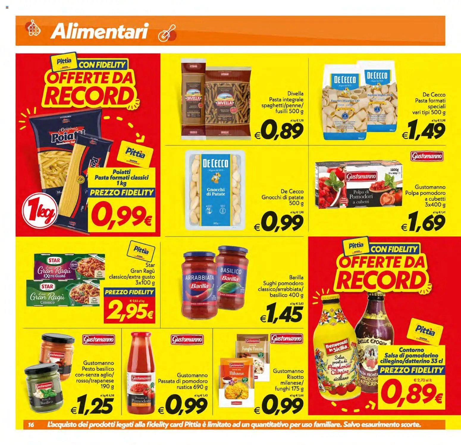 SuperConveniente volantino Gela, Vittoria