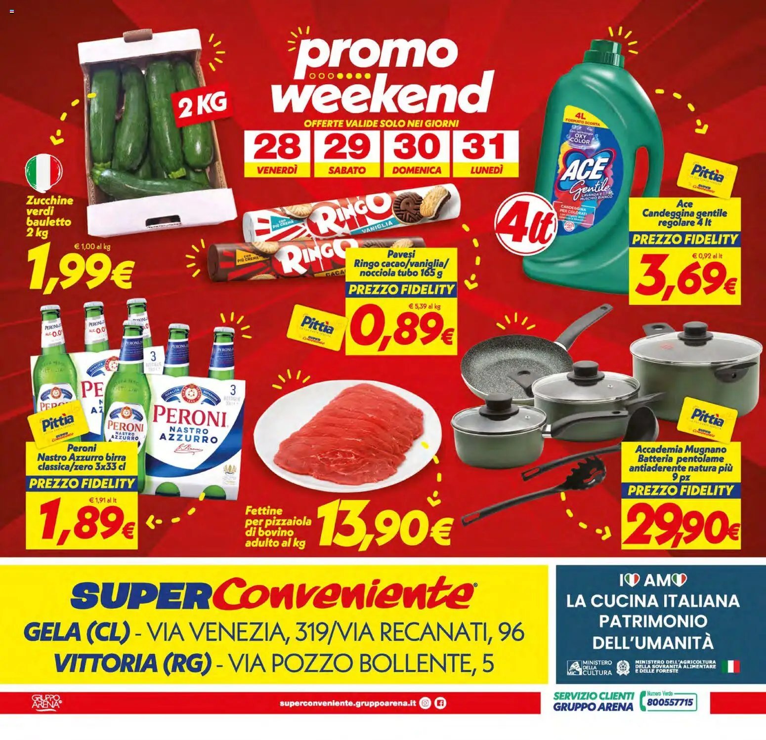 SuperConveniente volantino Gela, Vittoria