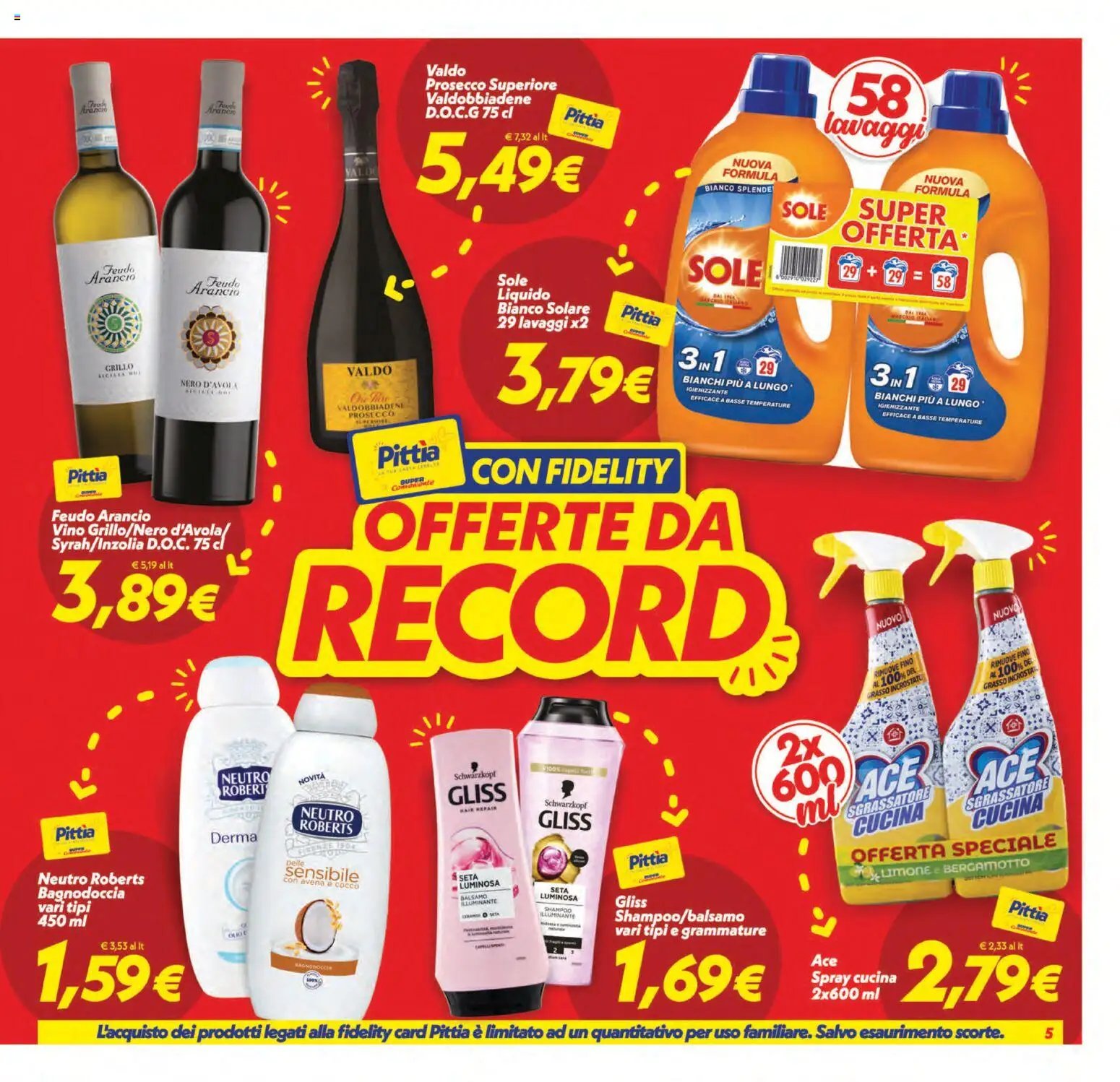 SuperConveniente volantino Gela, Vittoria