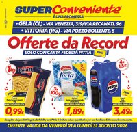 SuperConveniente volantino Gela, Vittoria