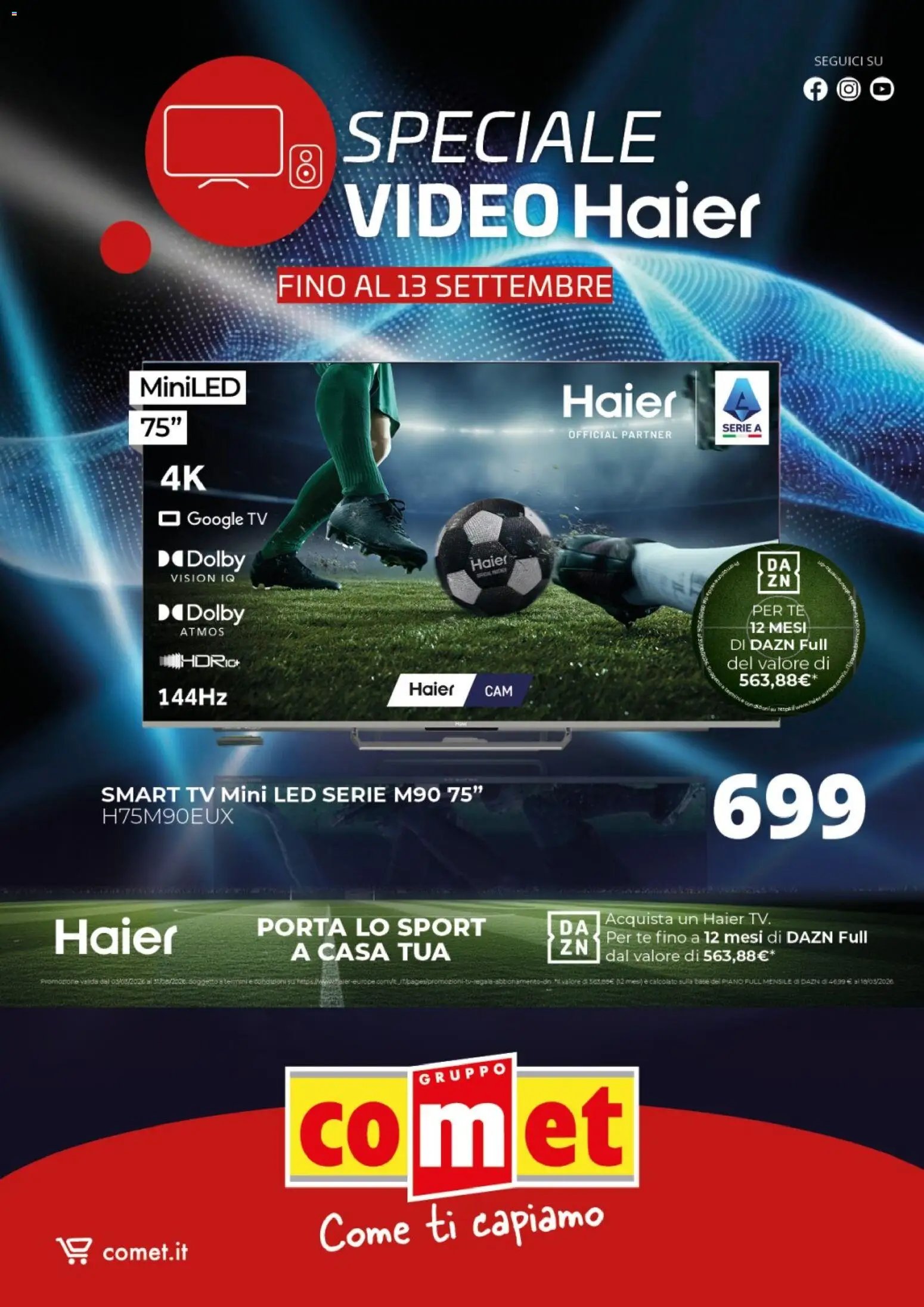 Comet volantino Haier