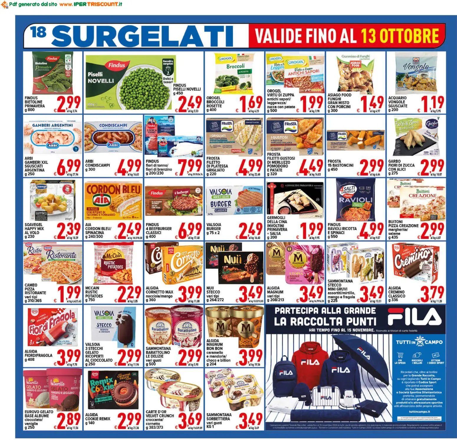 Ipertriscount volantino Casal Bertone