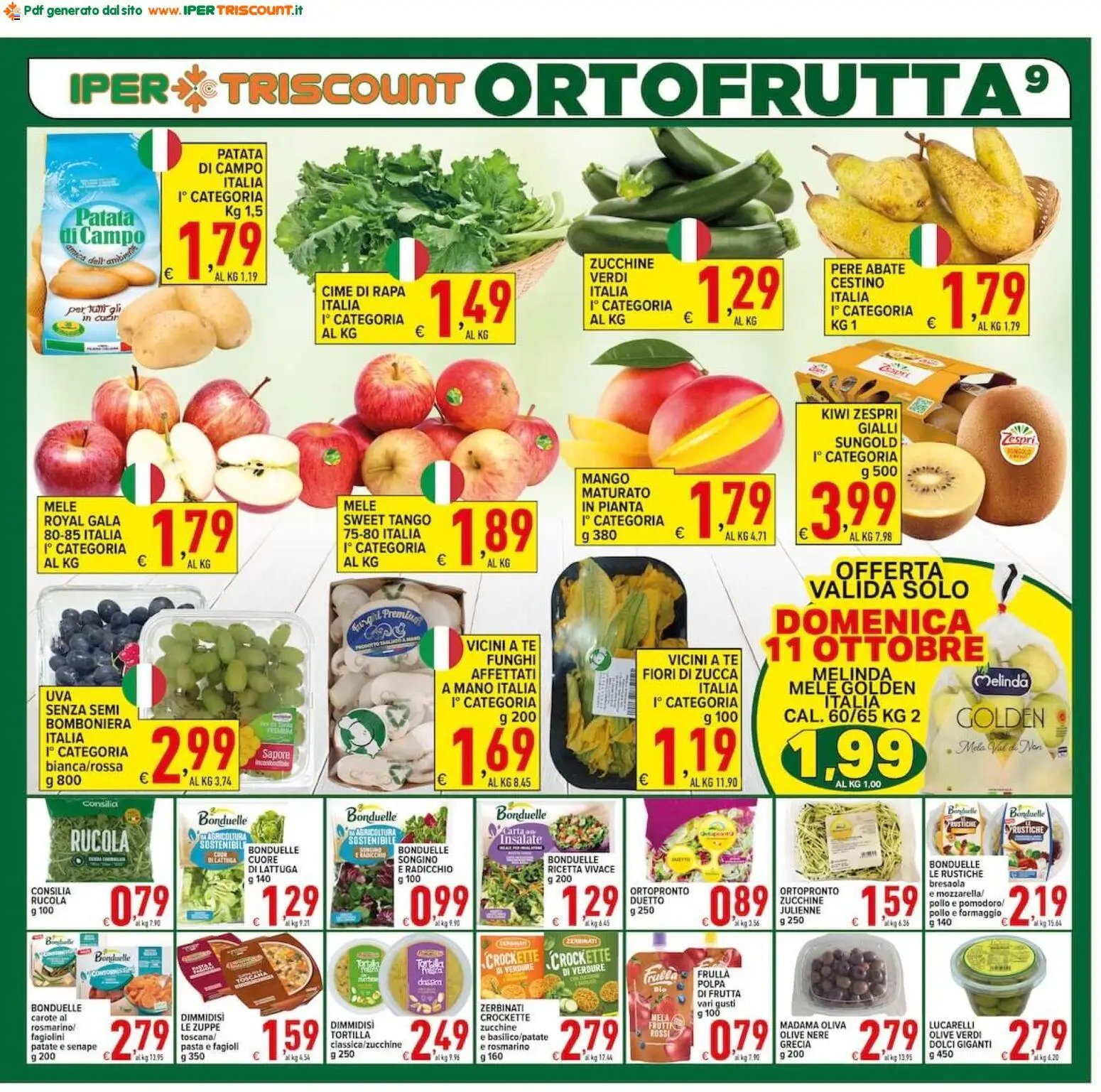 Ipertriscount volantino Casal Bertone