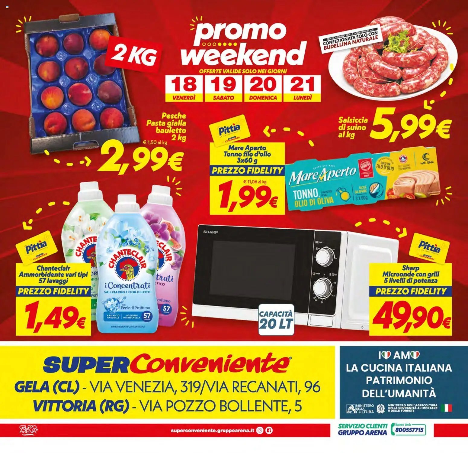 SuperConveniente volantino Gela, Vittoria