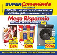 SuperConveniente volantino Gela, Vittoria