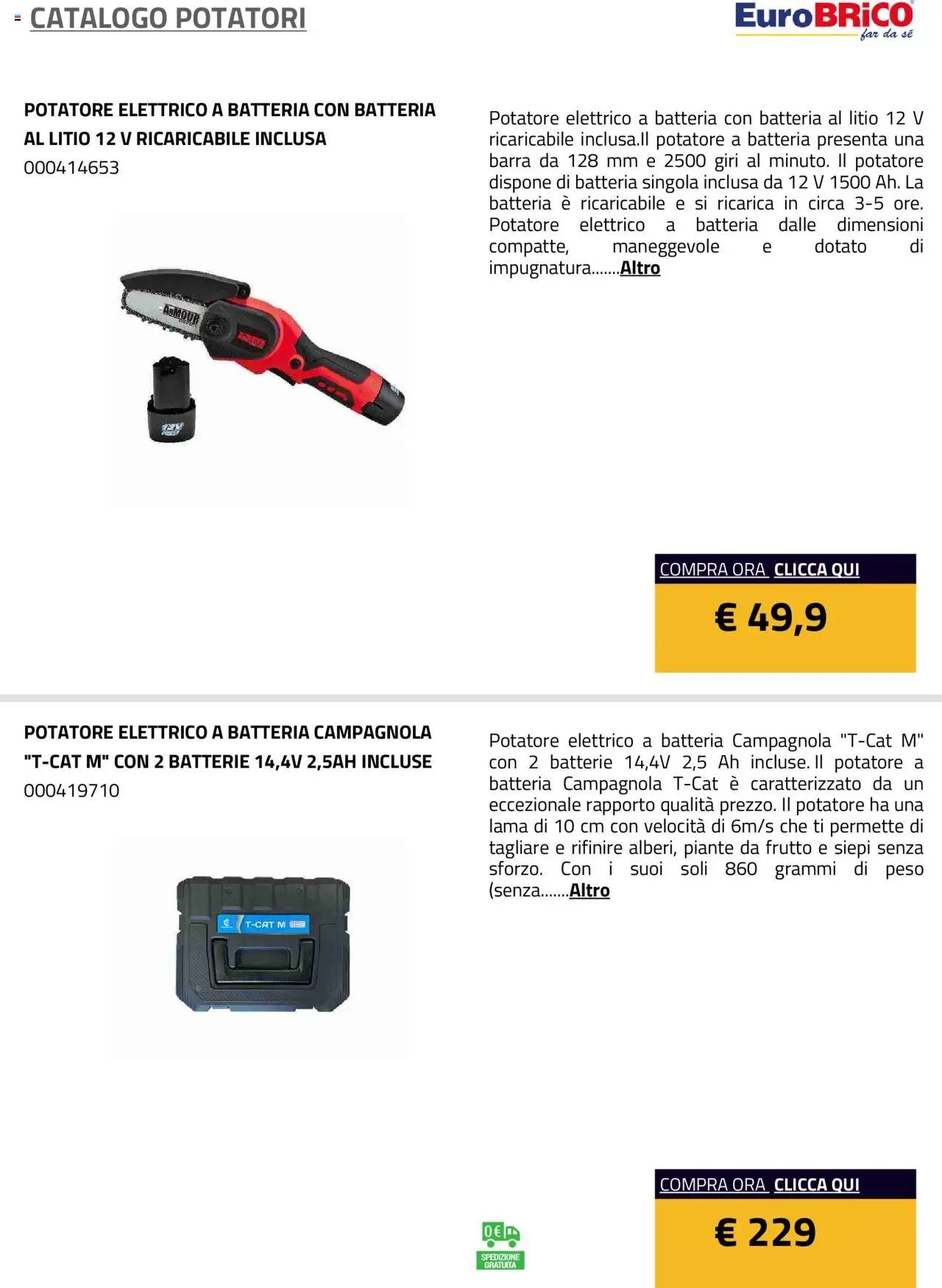 Eurobrico Potatori catalogo