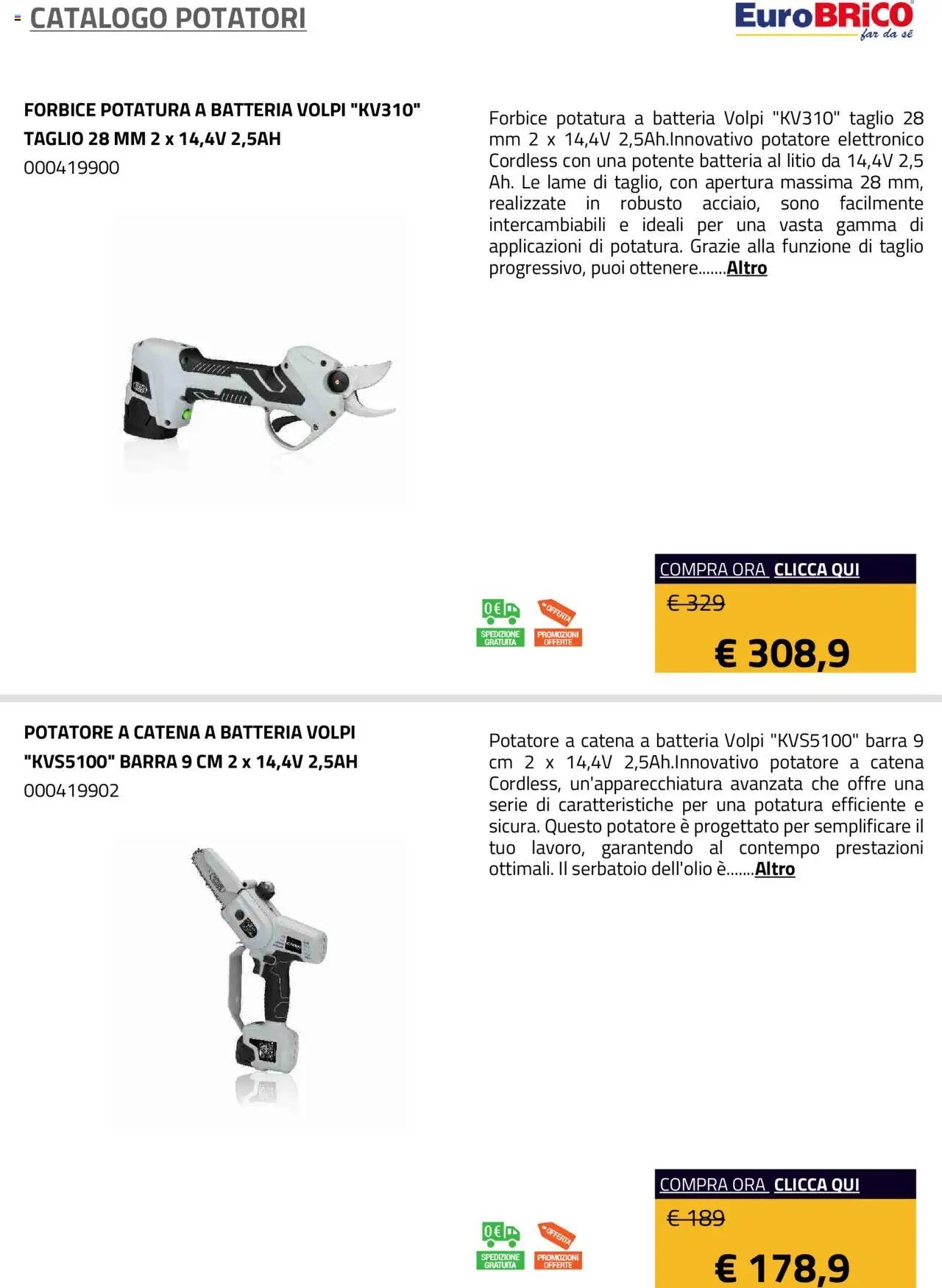 Eurobrico Potatori catalogo