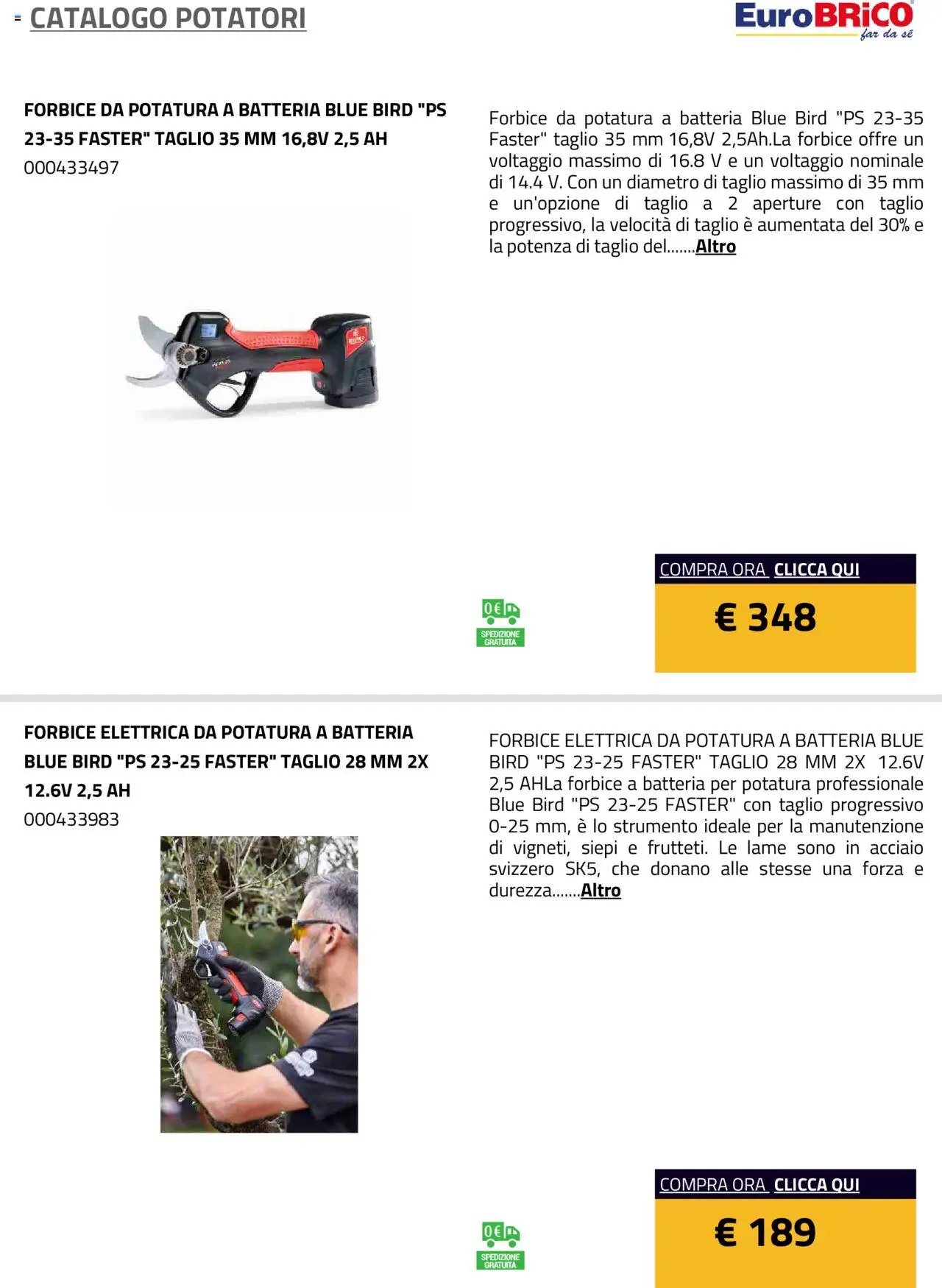 Eurobrico Potatori catalogo
