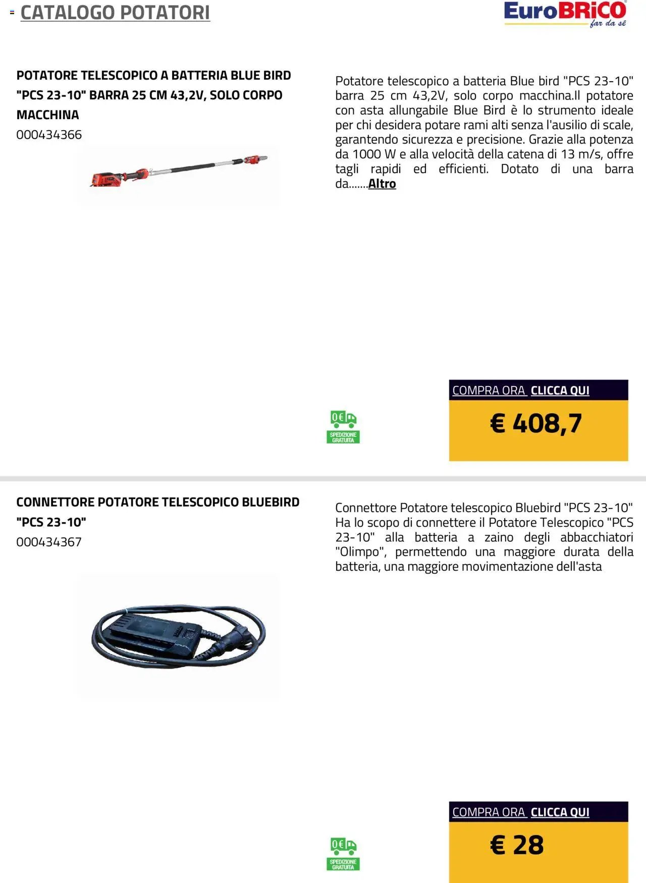 Eurobrico Potatori catalogo