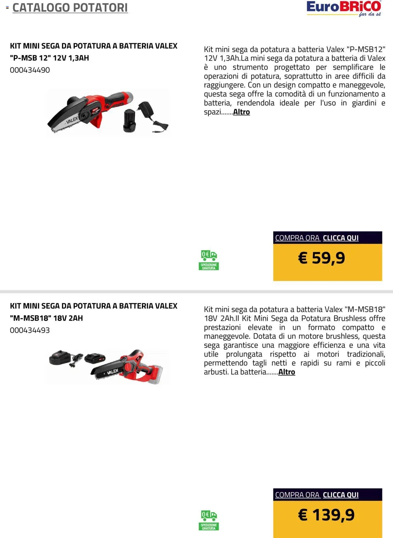Eurobrico Potatori catalogo