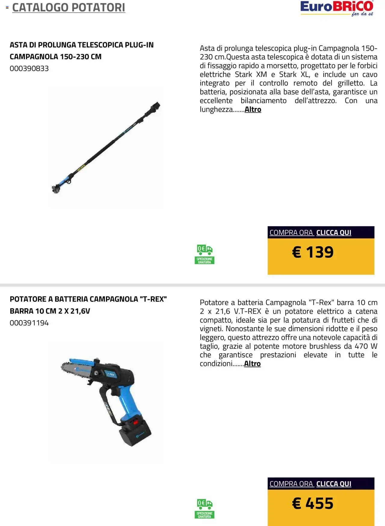 Eurobrico Potatori catalogo
