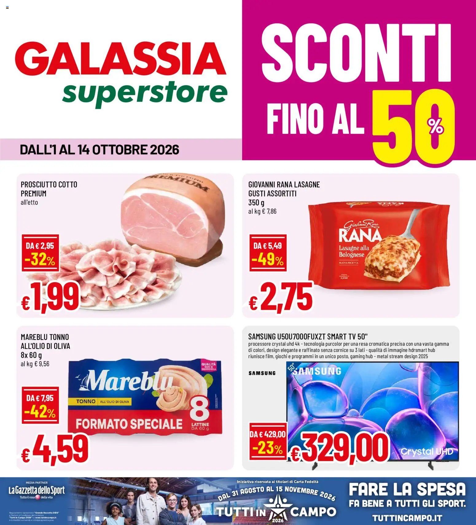 Galassia volantino Superstore