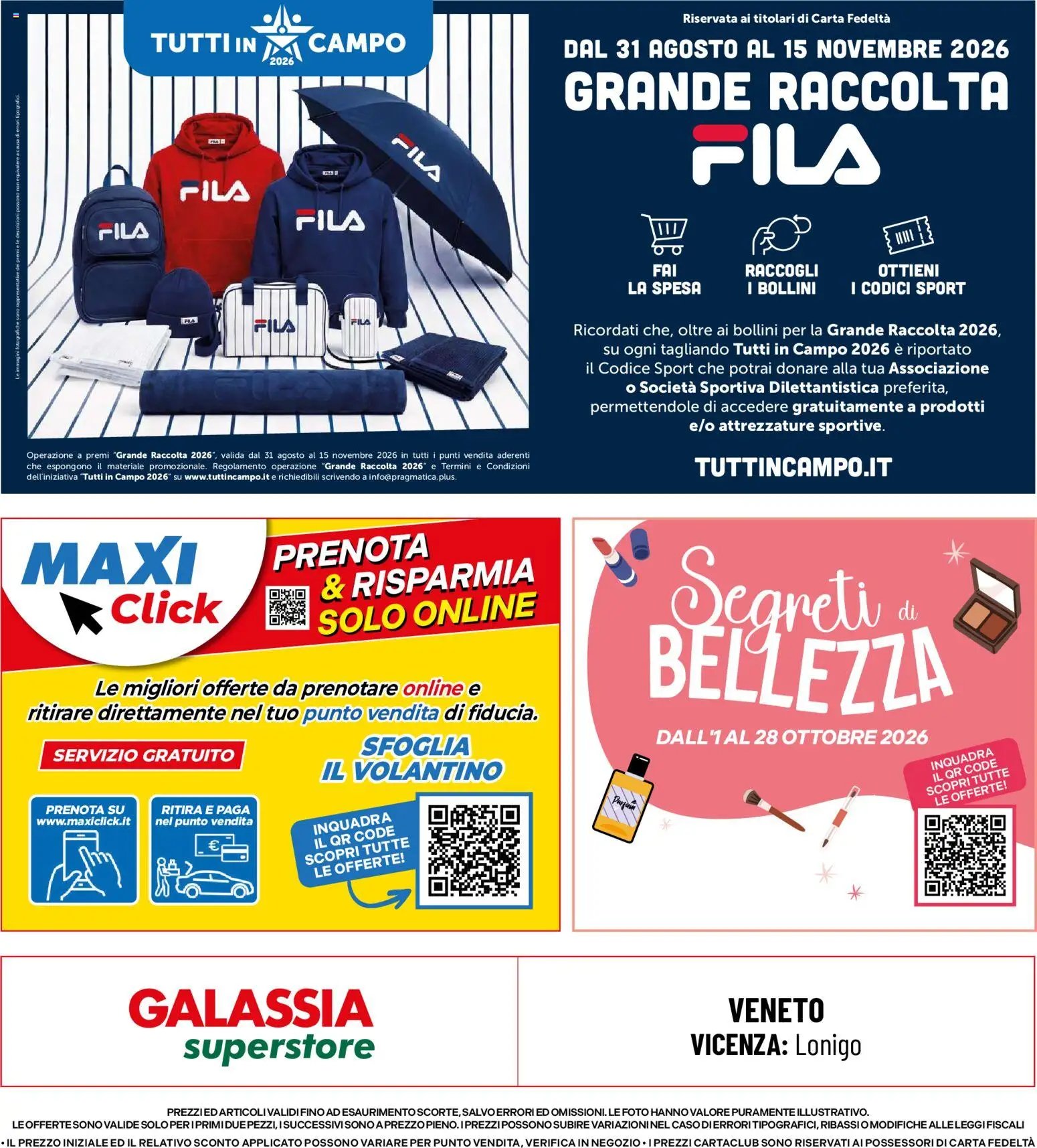 Galassia volantino Superstore