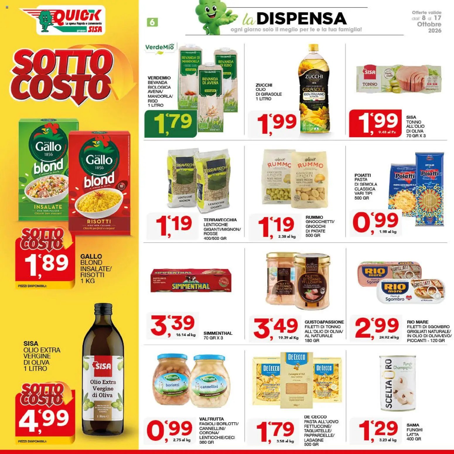 SISA volantino Quick