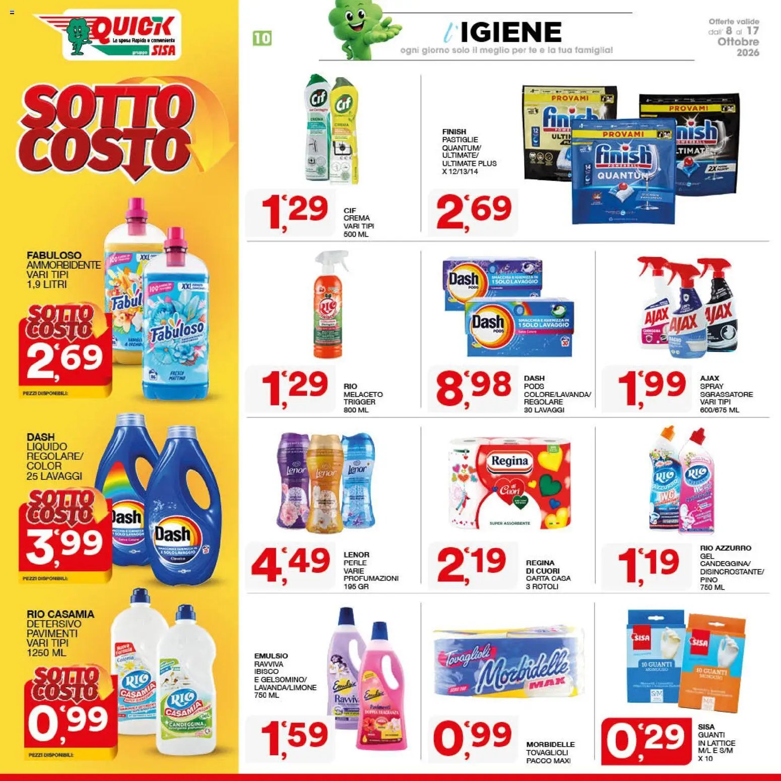 SISA volantino Quick