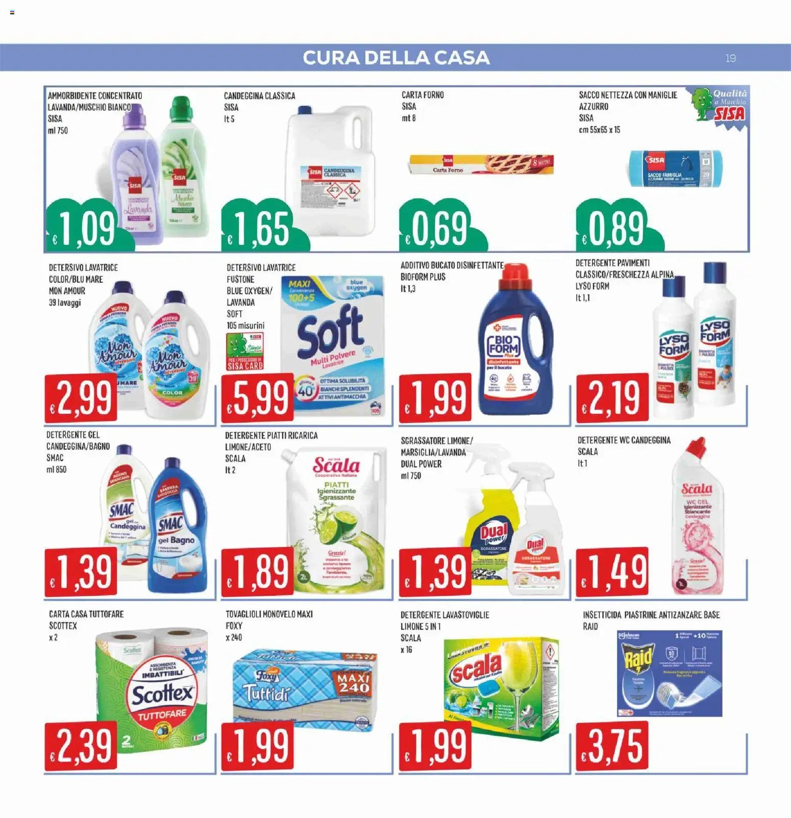 SISA volantino Calabria