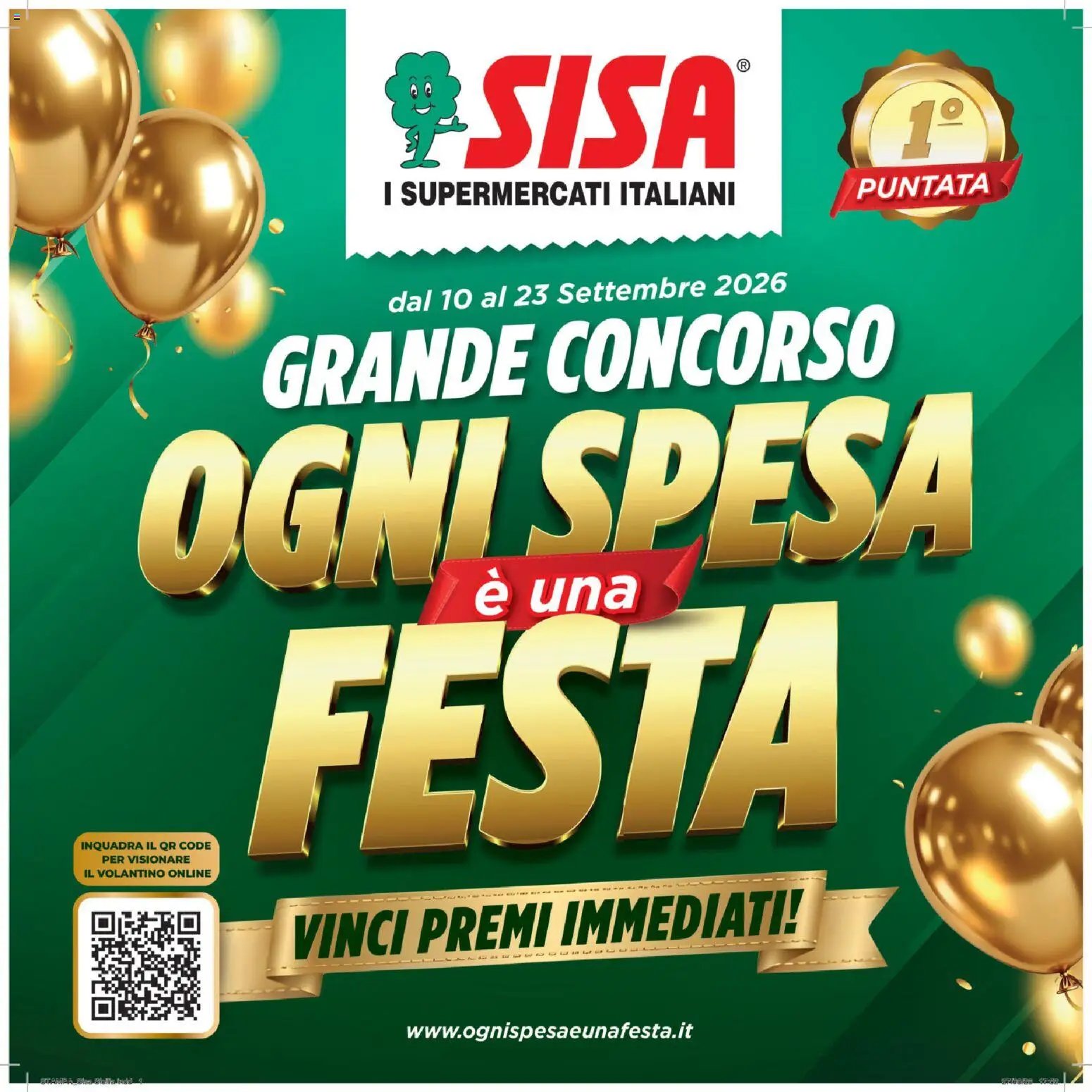 SISA volantino