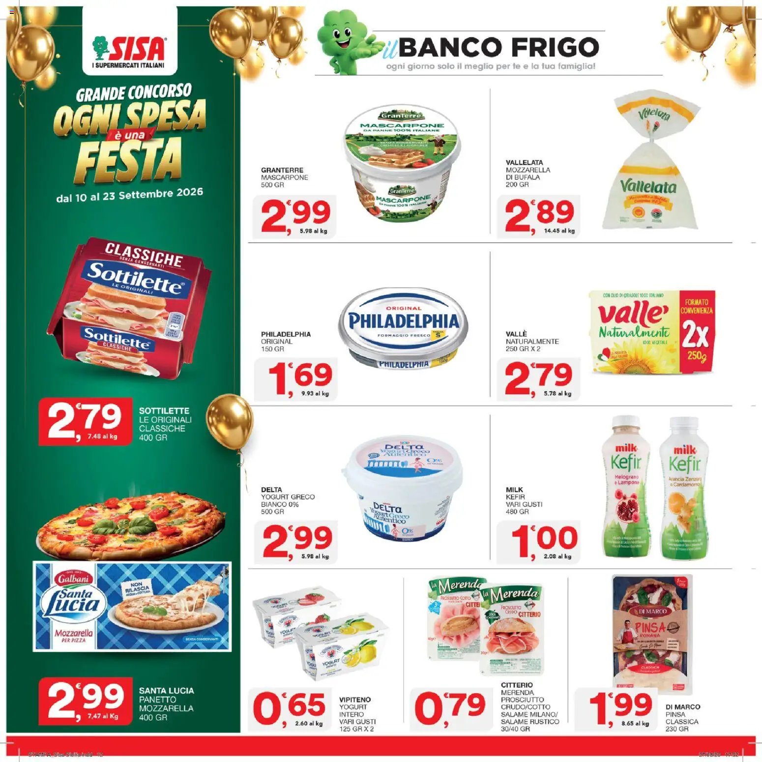 SISA volantino