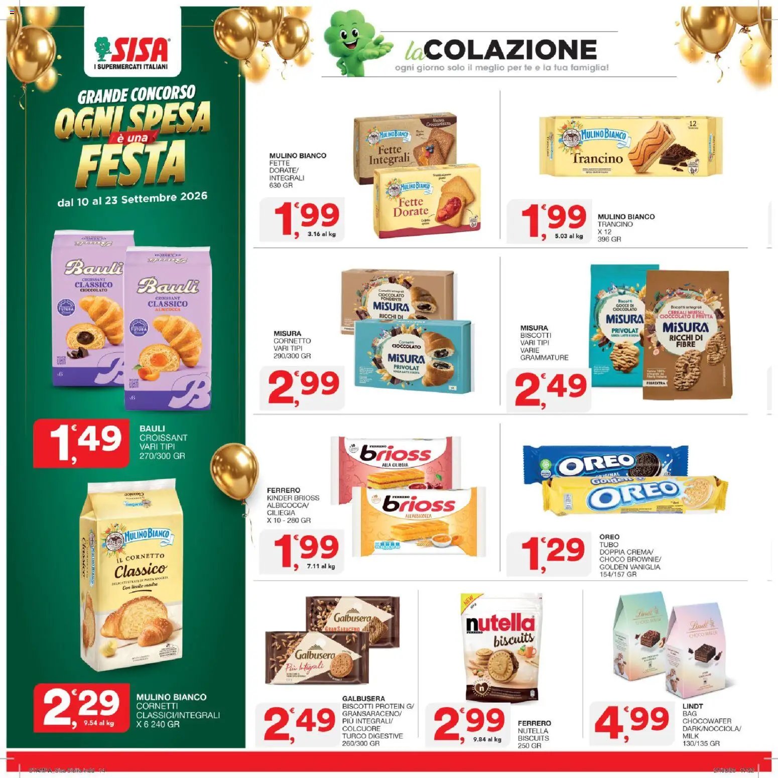 SISA volantino
