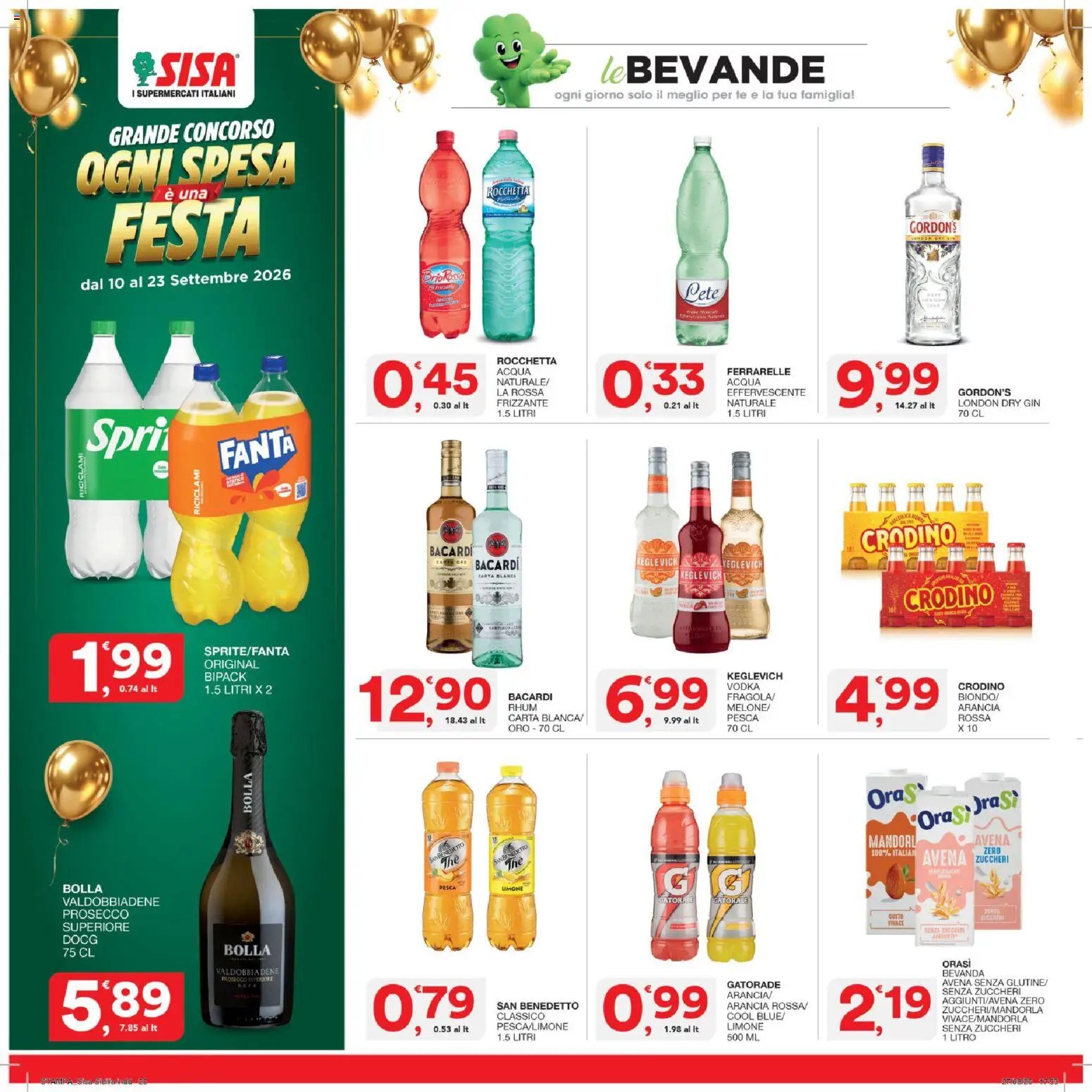 SISA volantino