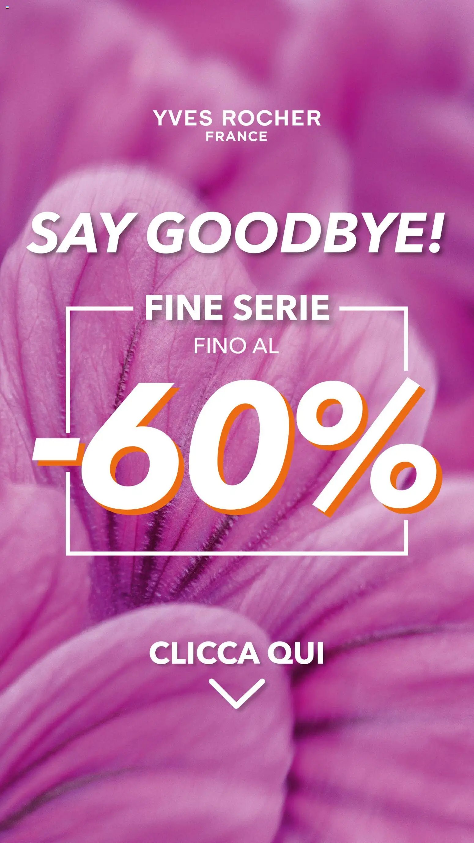 Yves Rocher catalogo Say Goodbye