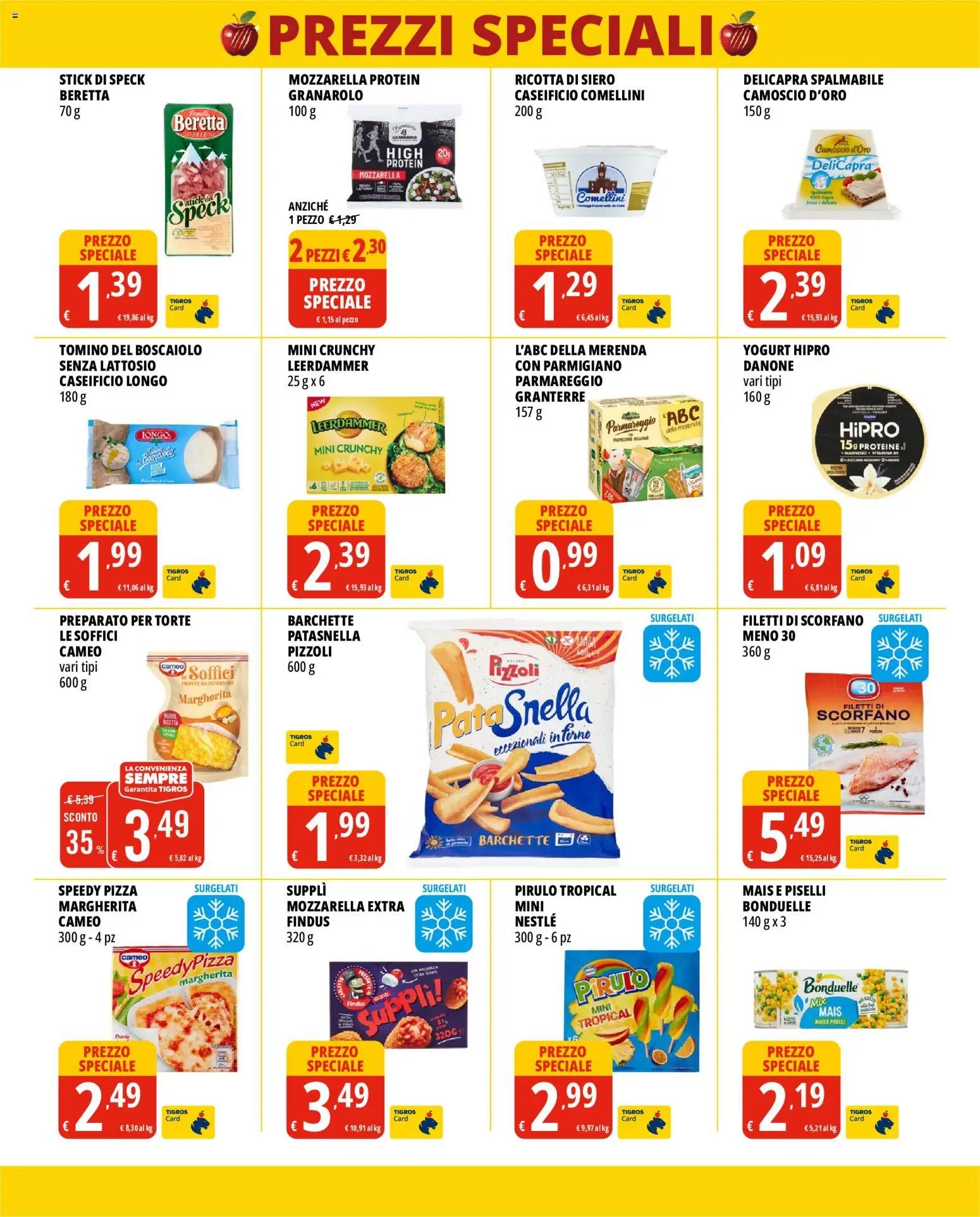 Tigros volantino Prezzi Speciali